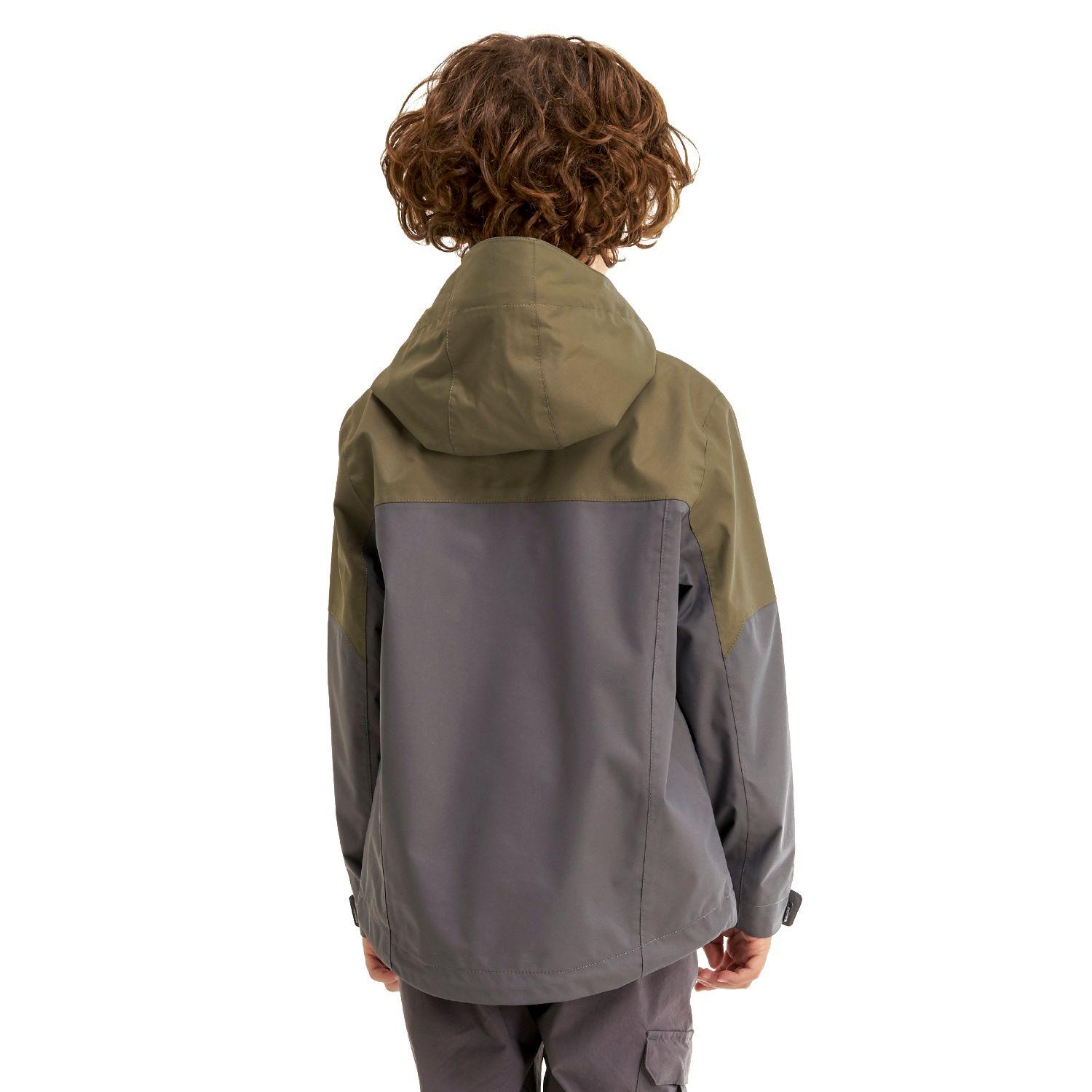 Chaqueta Niño Blizzard B-Dry Hoody Jacket Verde Oliva / Gris Oscuro Lippi-3