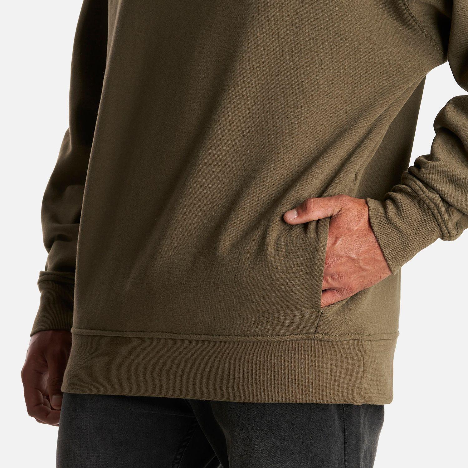 Poleron Hombre Insigne Hoody Sweatshirt Front Print Verde Militar Lippi I23-5