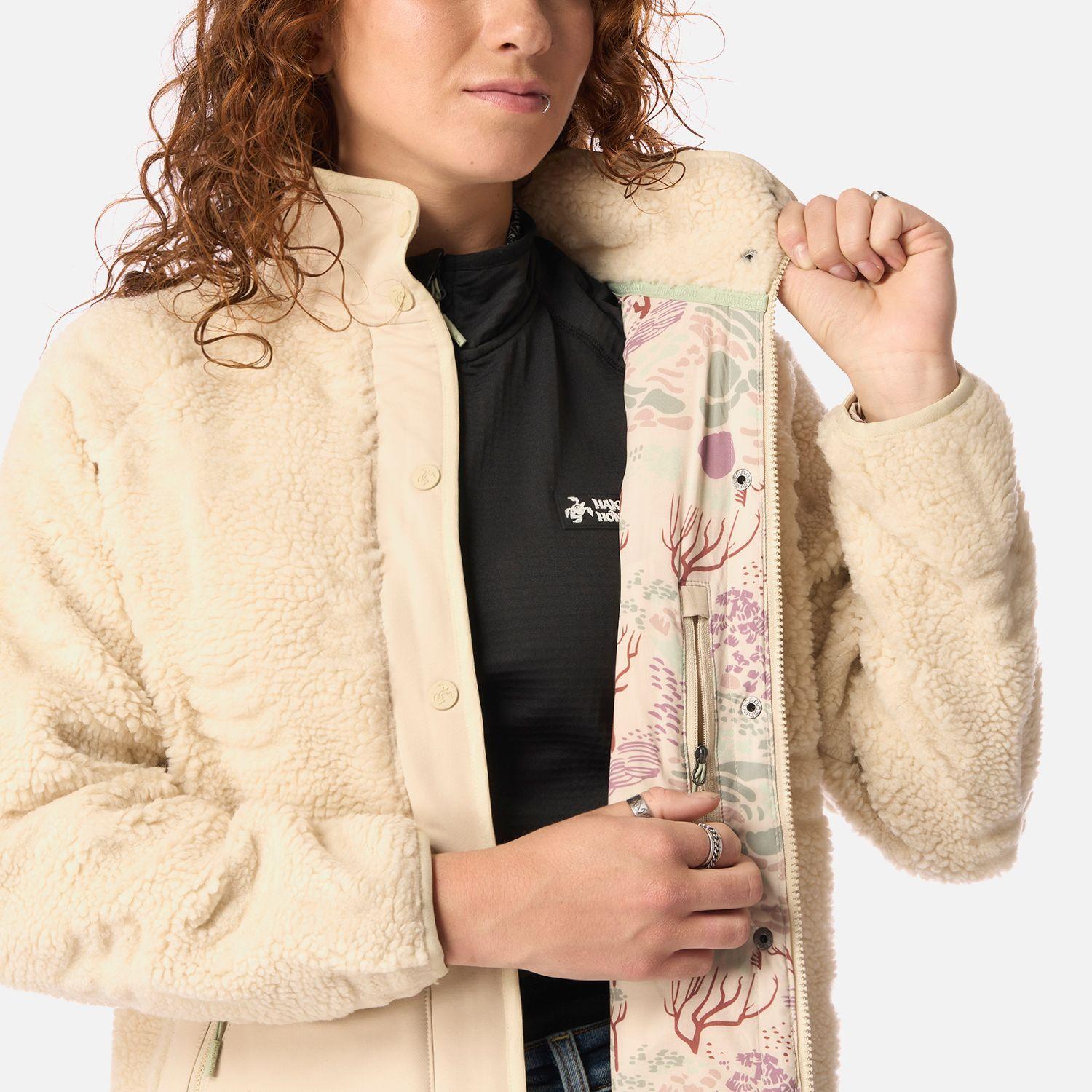 Polar Mujer Zip-porrito Crema Haka Honu I26-5