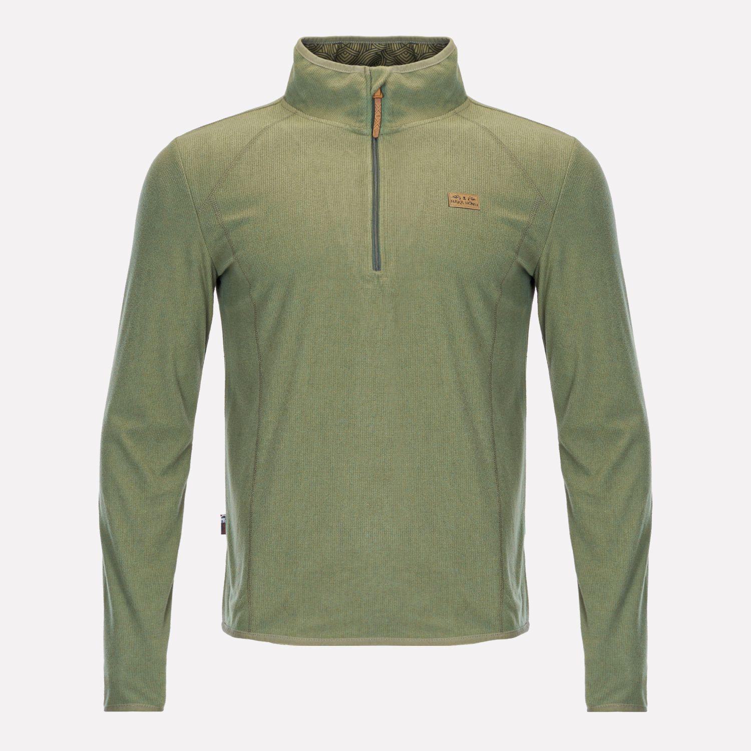 Poleron Hombre Taina Verde Militar Haka Honu I22-0