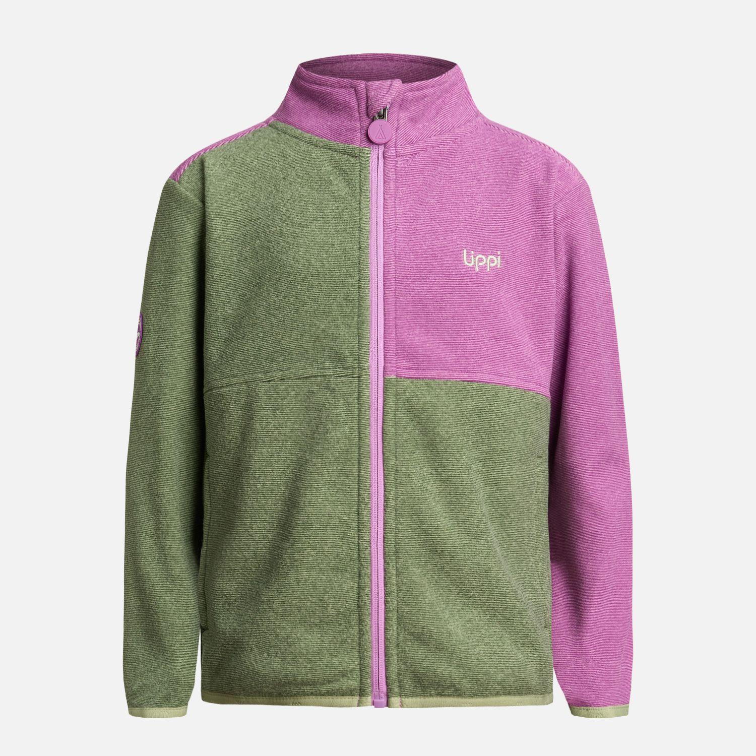 Polerón Niña Stripes Nano-F Full Zip Jade Lippi-5