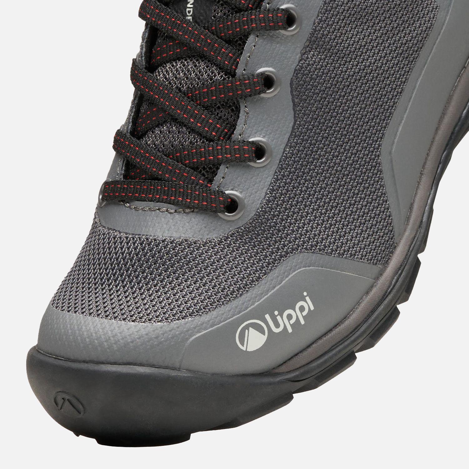 Zapatilla Niño  Intense Hike Kids Low Grafito Rojo Lippi-6