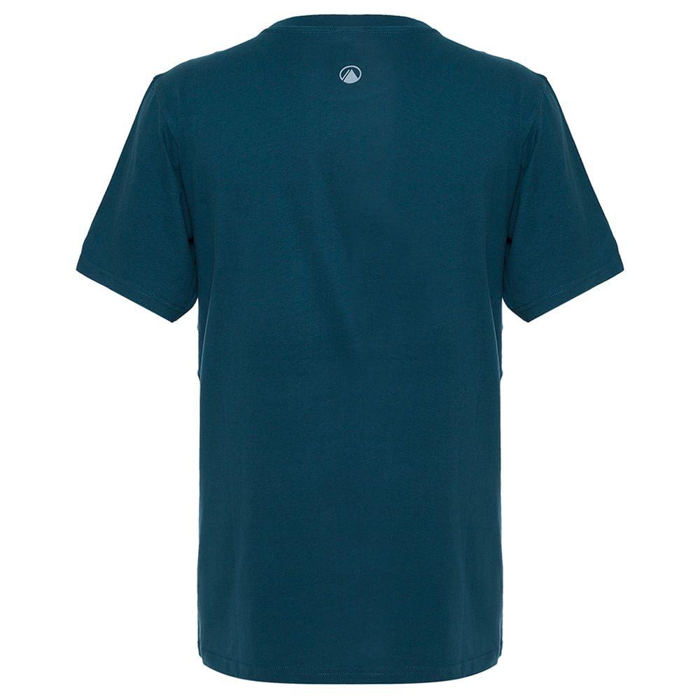 Polera Hombre Ulmo Cotton UV-Stop T-Shirt Petroleo Lippi-1