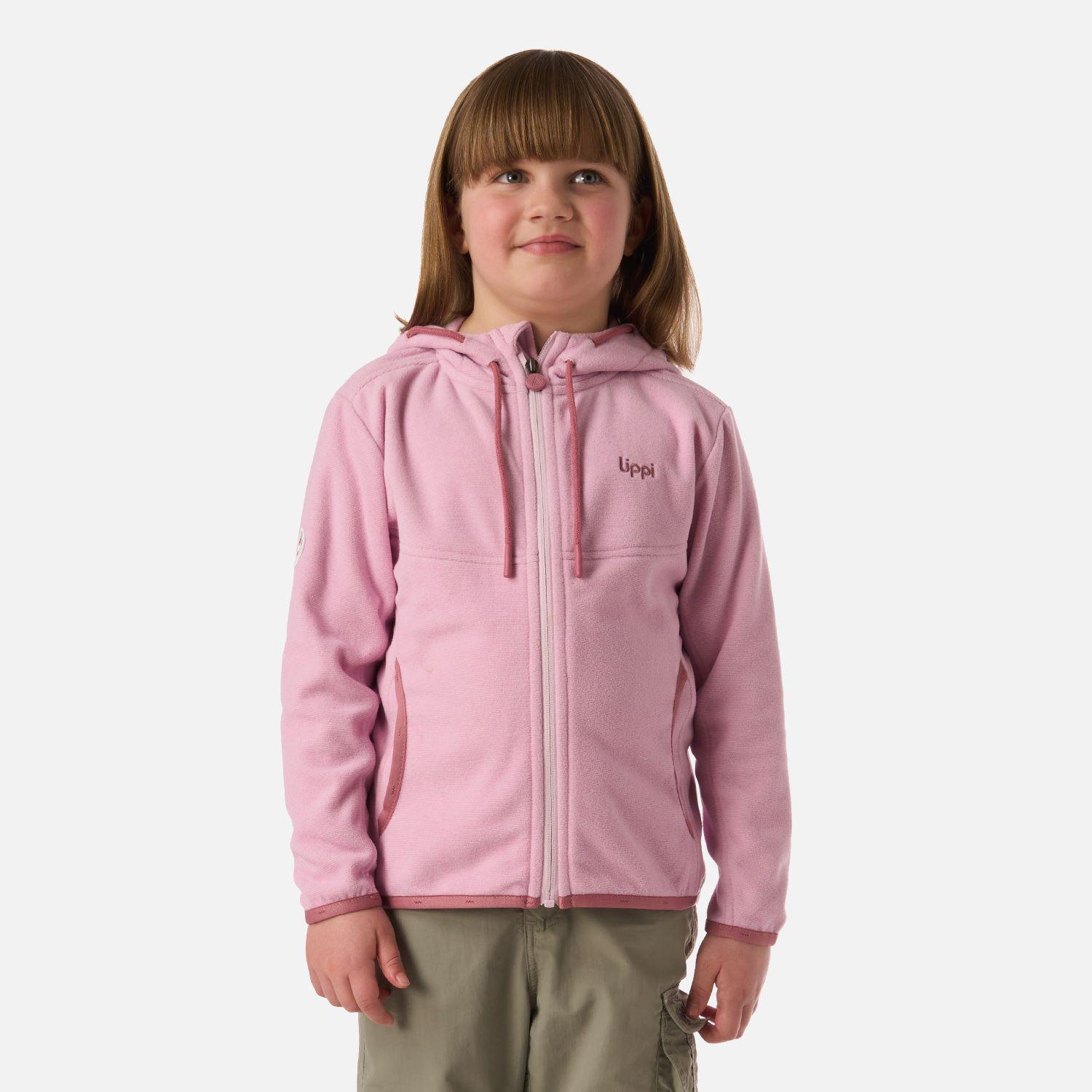 Polar Niña Stripes Nano-F Full Zip Hoody Rosa Claro Lippi V26-0