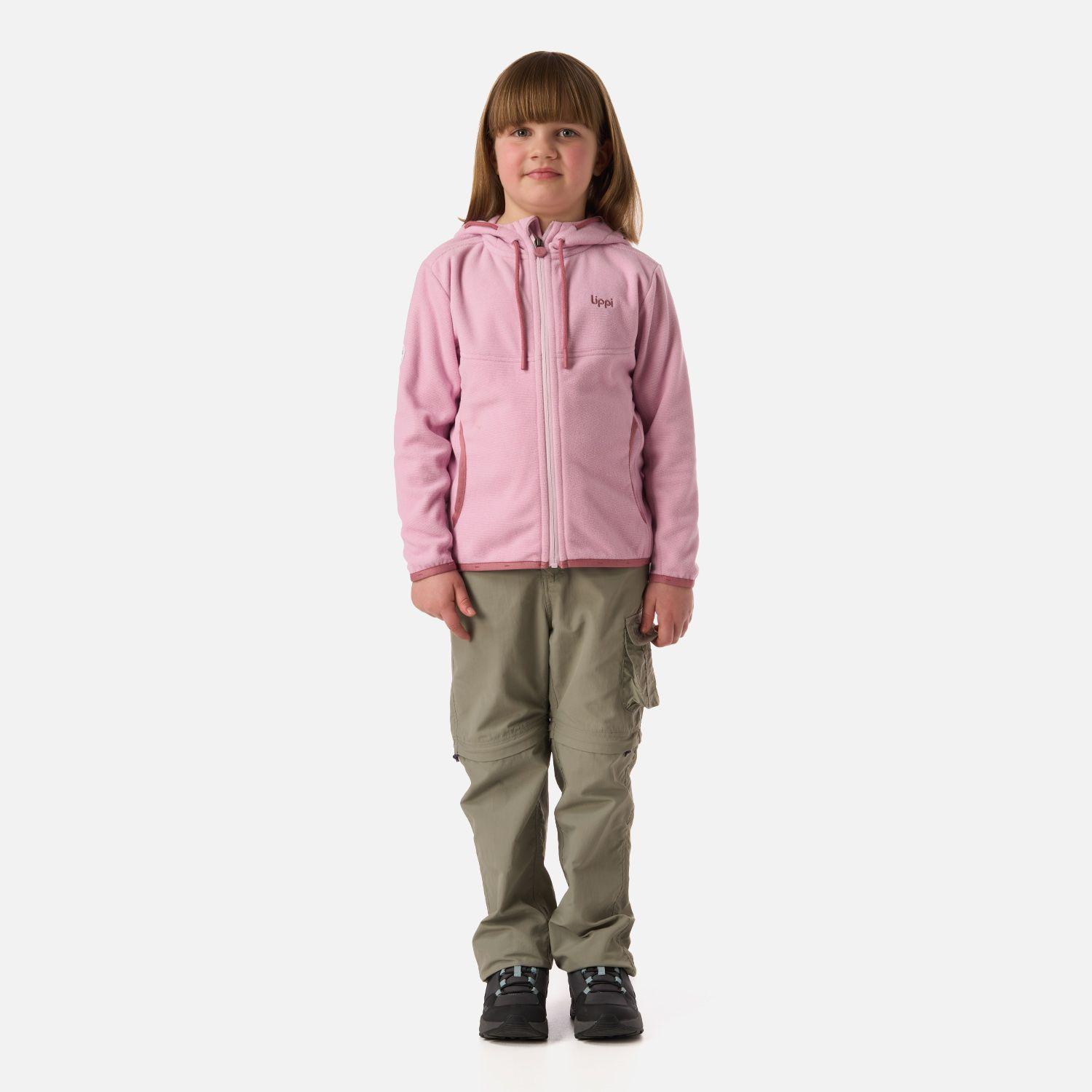 Polar Niña Stripes Nano-F Full Zip Hoody Rosa Claro Lippi V26-5
