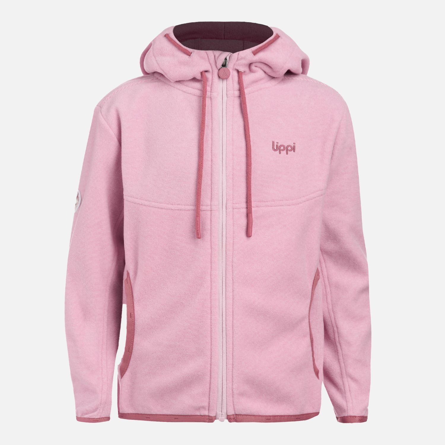 Polar Niña Stripes Nano-F Full Zip Hoody Rosa Claro Lippi V26-6