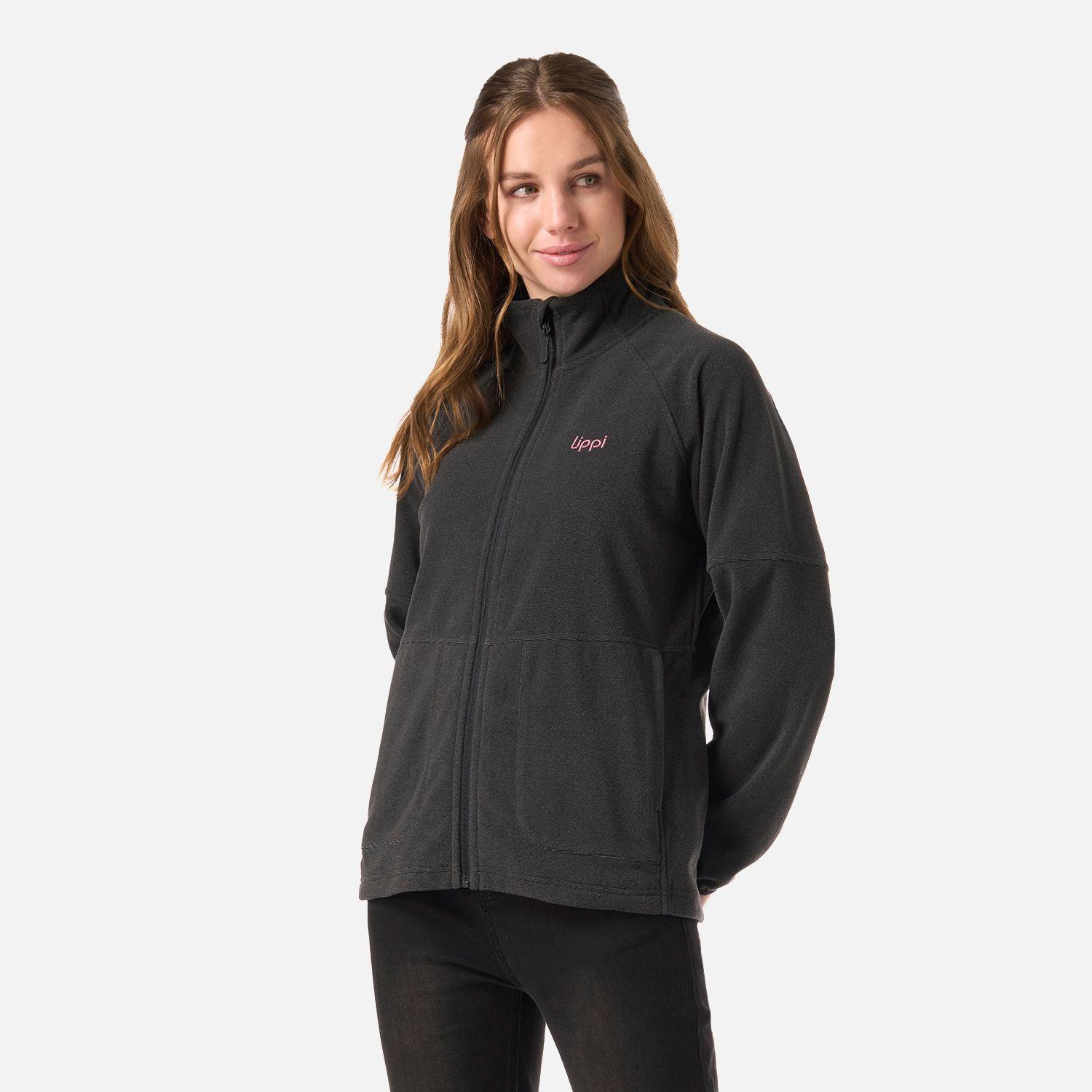 Polar Mujer Stripes Nano-F Full Zip Negro Lippi V26-1