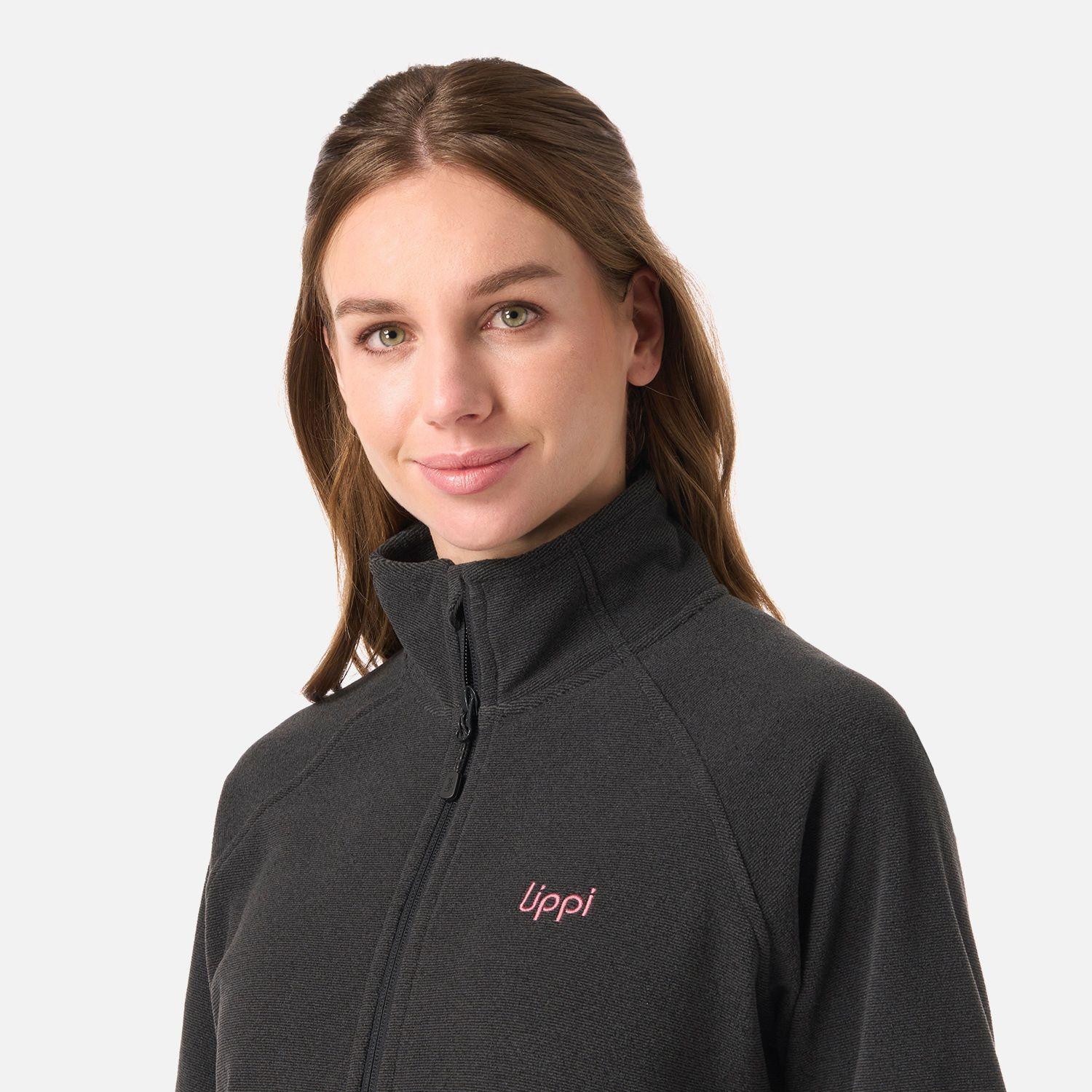Polar Mujer Stripes Nano-F Full Zip Negro Lippi V26-3