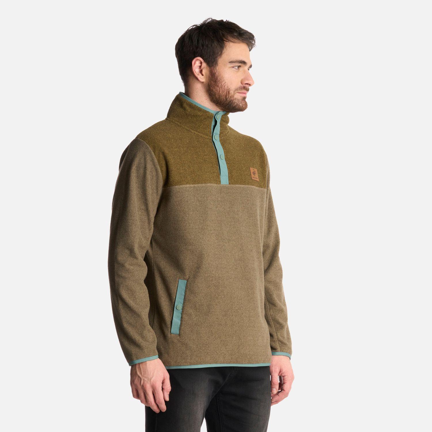 Polerón Hombre Tokerau Verde Musgo Haka Honu V25-1