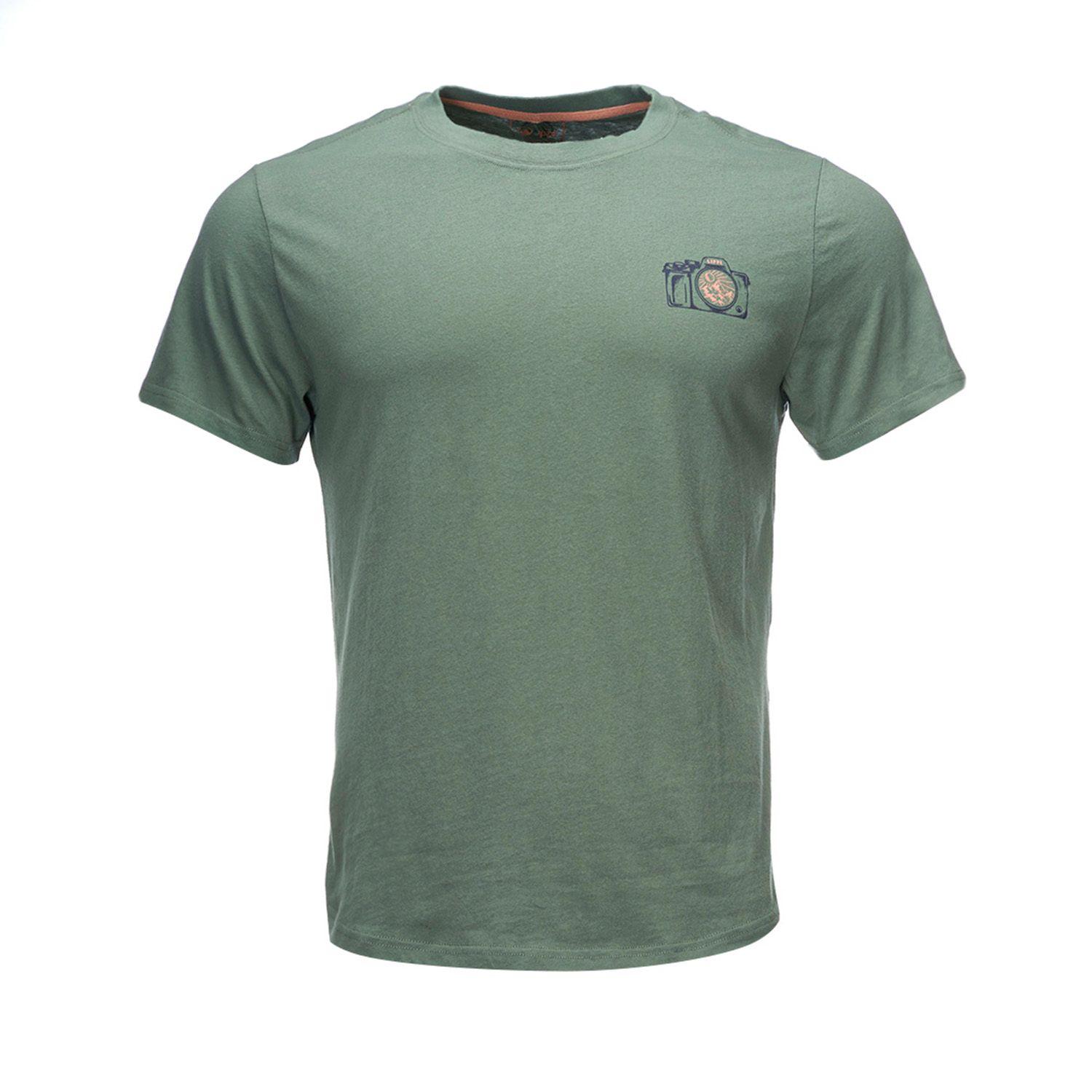 Polera Hombre Lens UV-Stop T-Shirt Verde Grisaseo Lippi-0