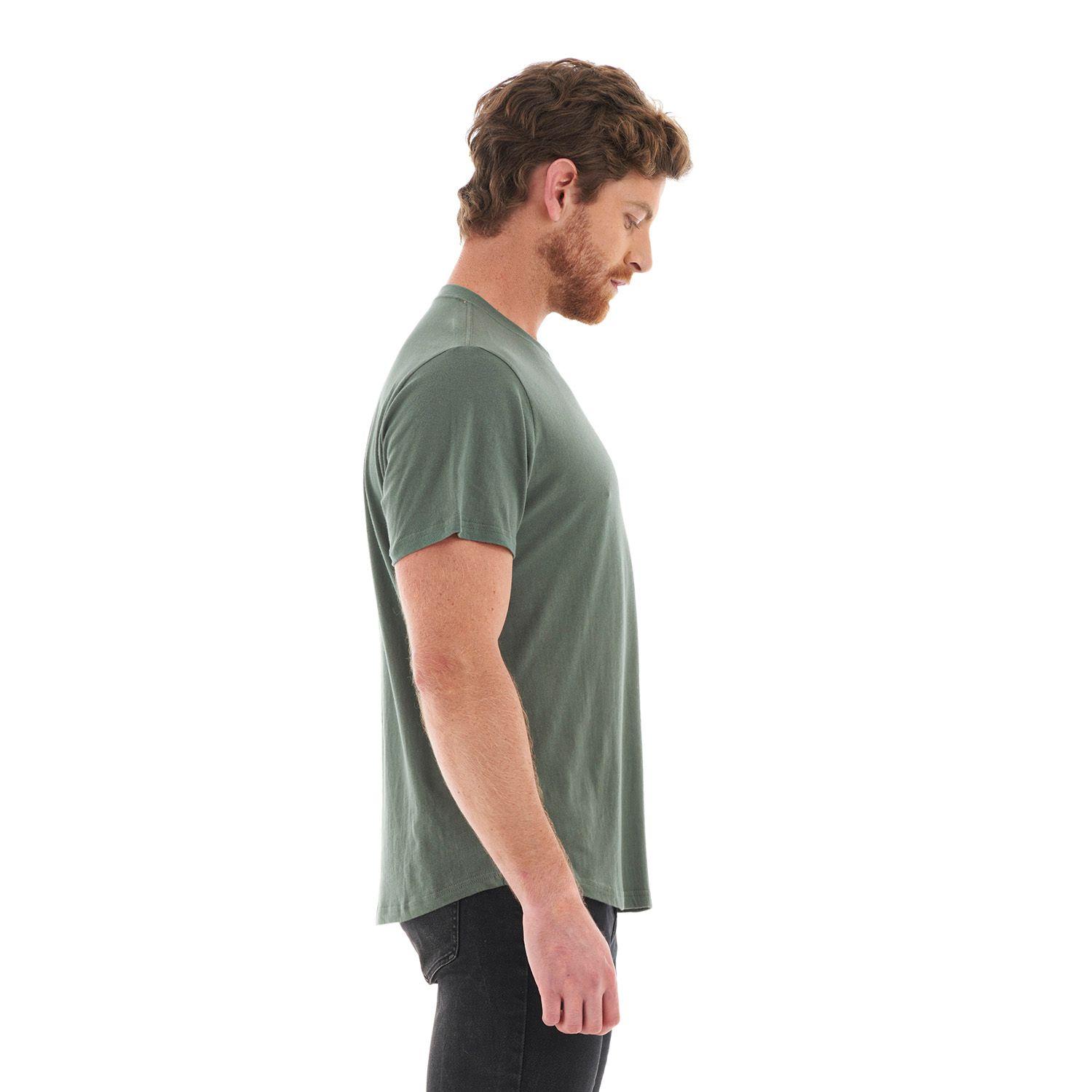 Polera Hombre Lens UV-Stop T-Shirt Verde Grisaseo Lippi-3