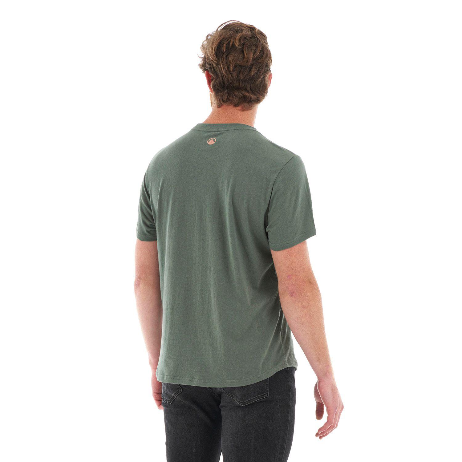 Polera Hombre Lens UV-Stop T-Shirt Verde Grisaseo Lippi-4
