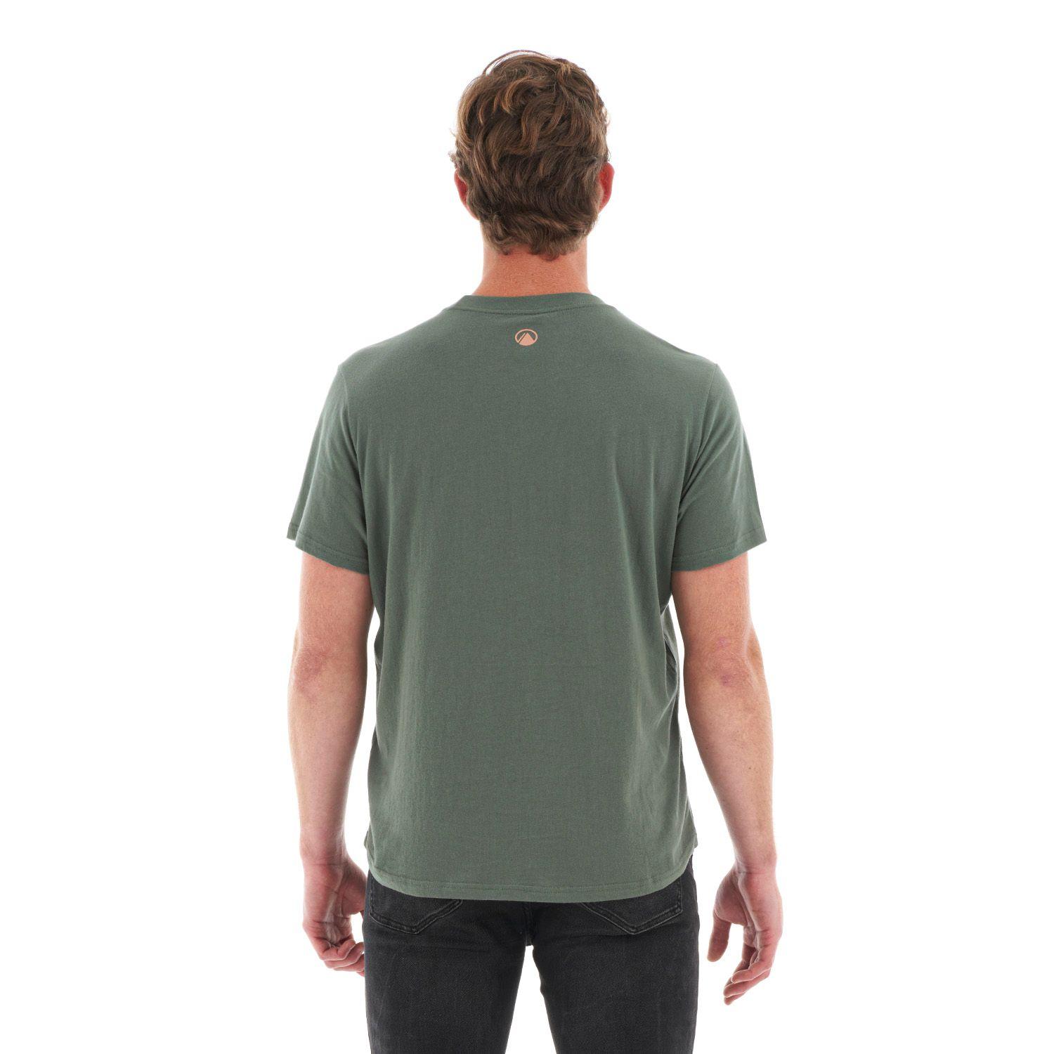 Polera Hombre Lens UV-Stop T-Shirt Verde Grisaseo Lippi-5