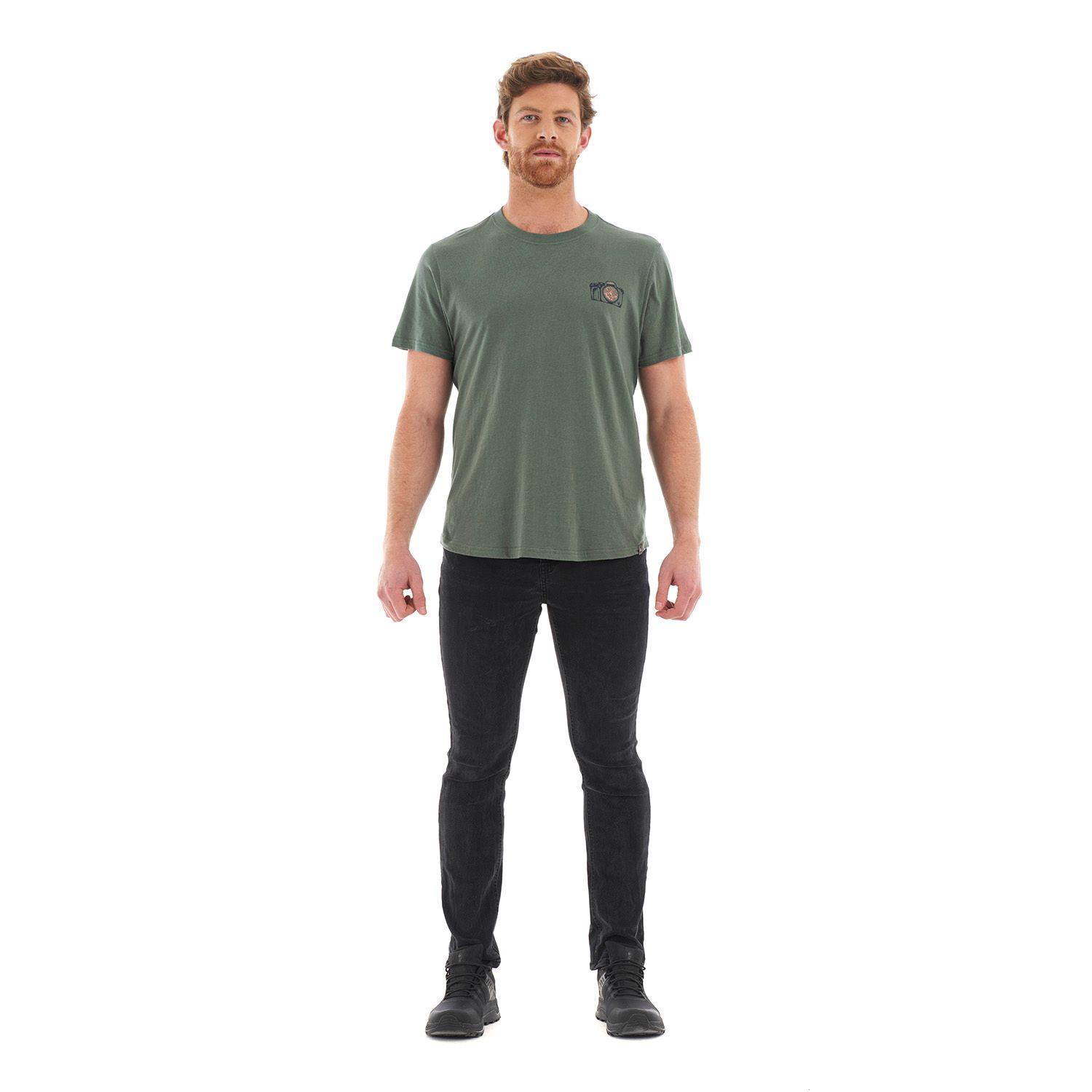 Polera Hombre Lens UV-Stop T-Shirt Verde Grisaseo Lippi-8