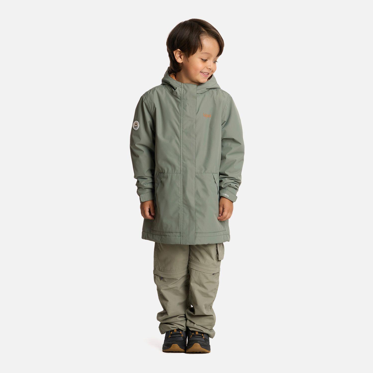 Chaqueta Niño Cold Place B-Dry Hoody Jacket Jade Oscuro Lippi-5