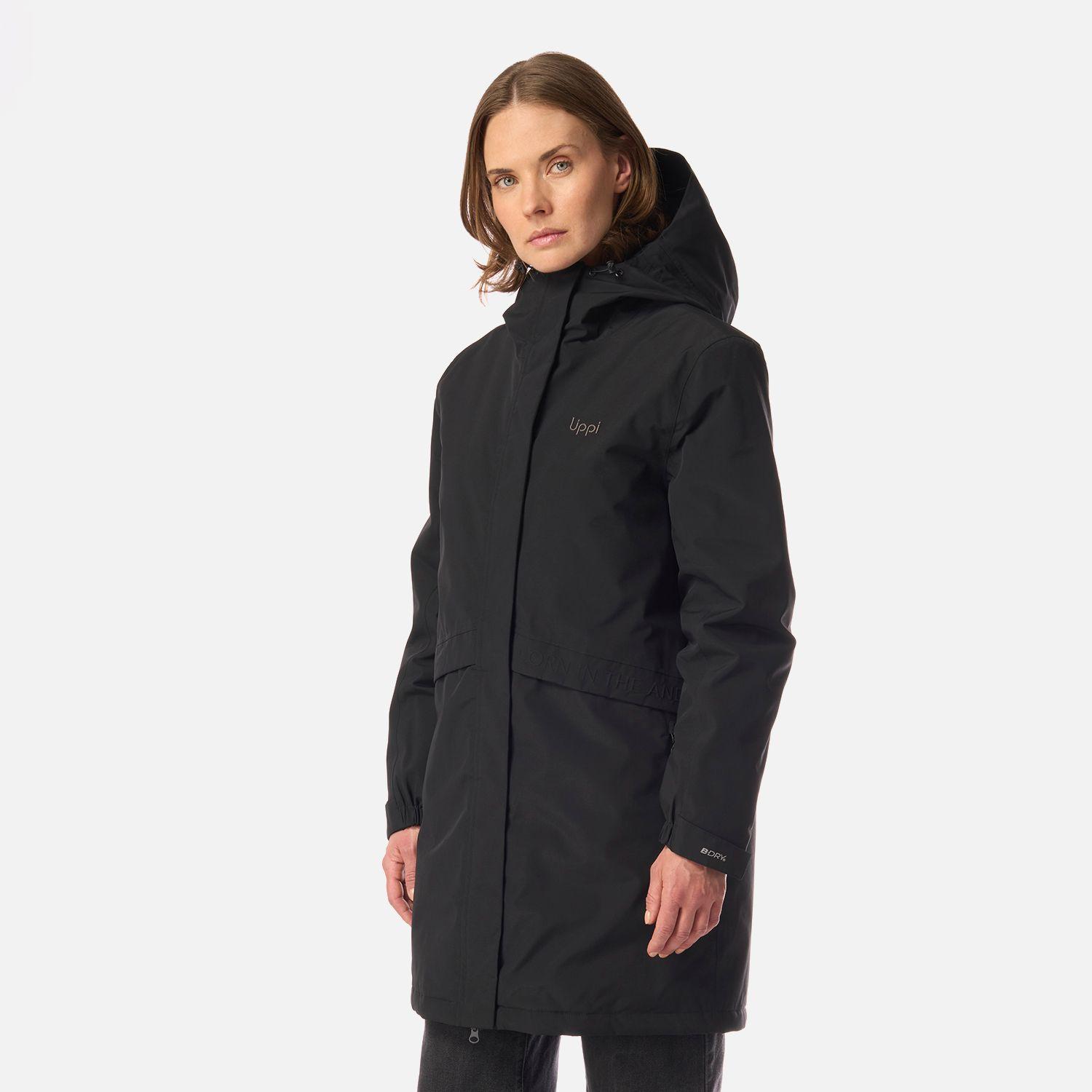 Chaqueta Mujer Mountains Live B-Dry Down Long Jacket Negro Lippi I26-1