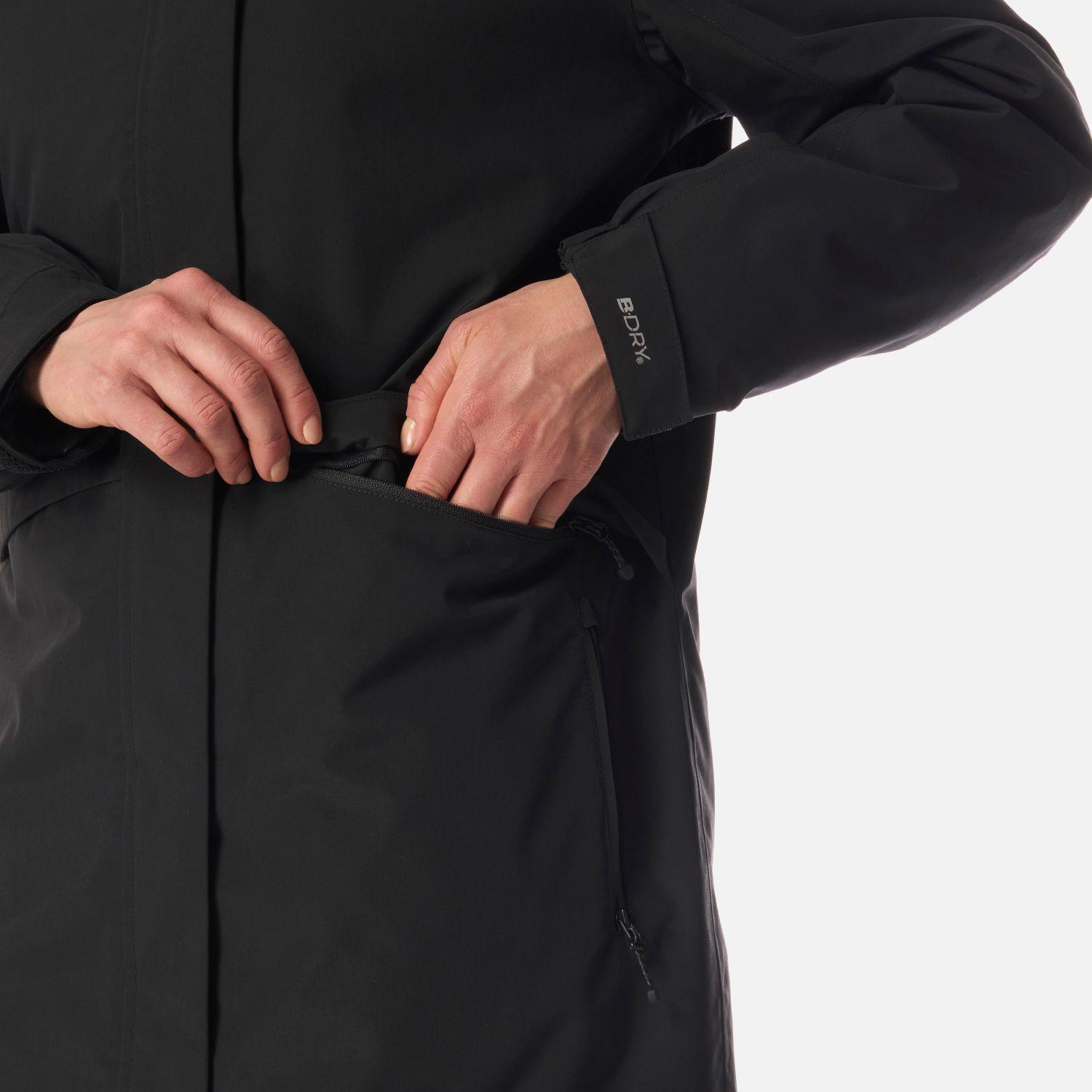 Chaqueta Mujer Mountains Live B-Dry Down Long Jacket Negro Lippi I26-4