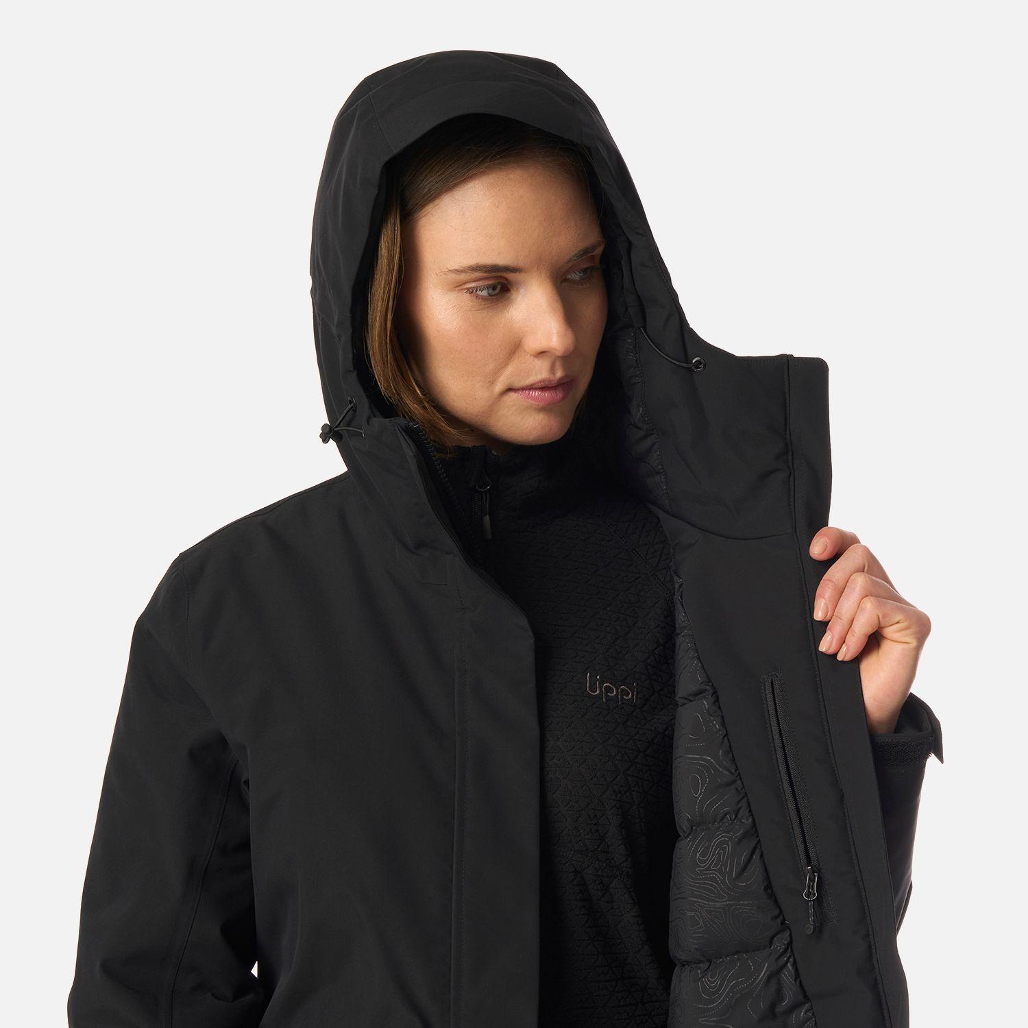 Chaqueta Mujer Mountains Live B-Dry Down Long Jacket Negro Lippi I26-8