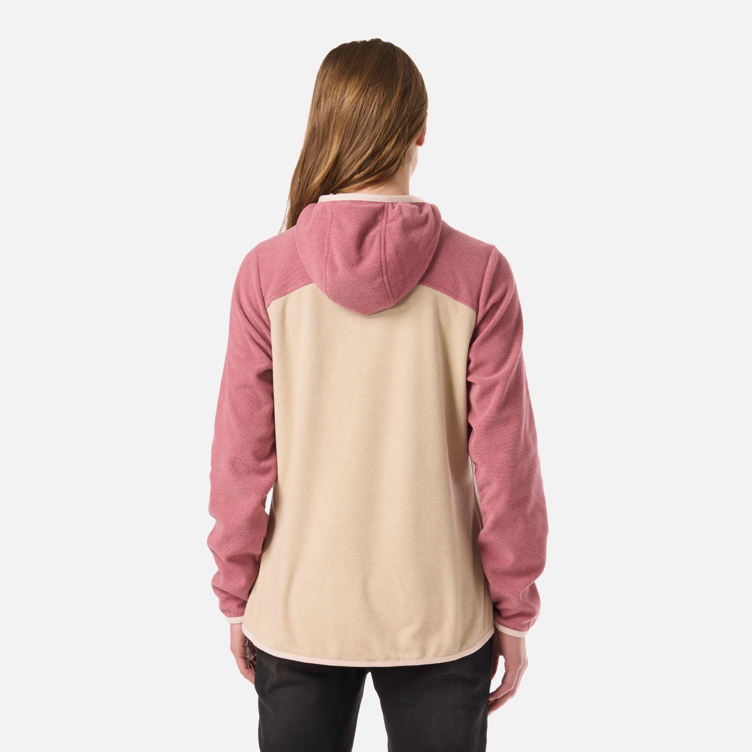Polar Mujer Fireplace Full Zip Hoody Sweatshirt Rosa Oscuro Lippi V26-2