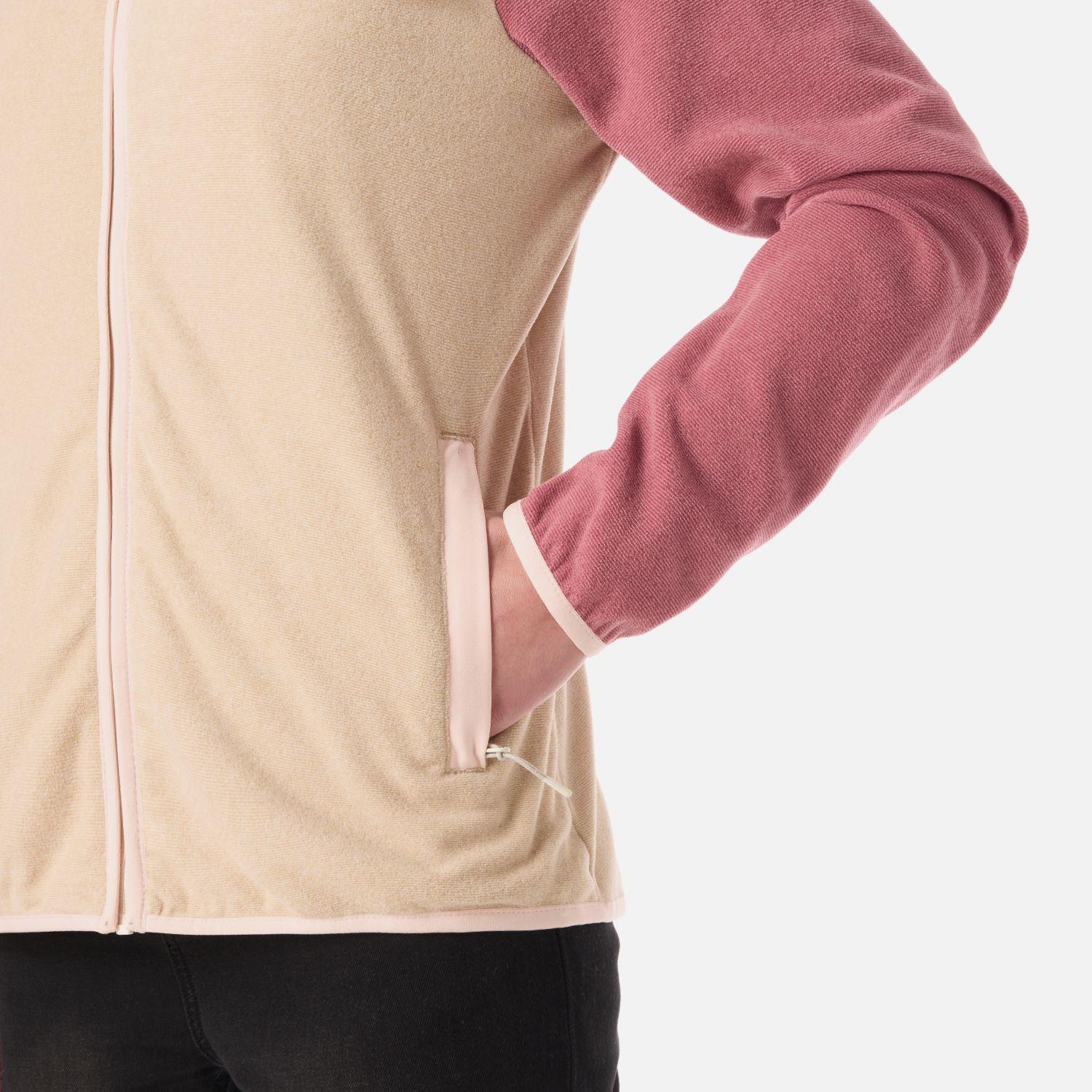 Polar Mujer Fireplace Full Zip Hoody Sweatshirt Rosa Oscuro Lippi V26-5