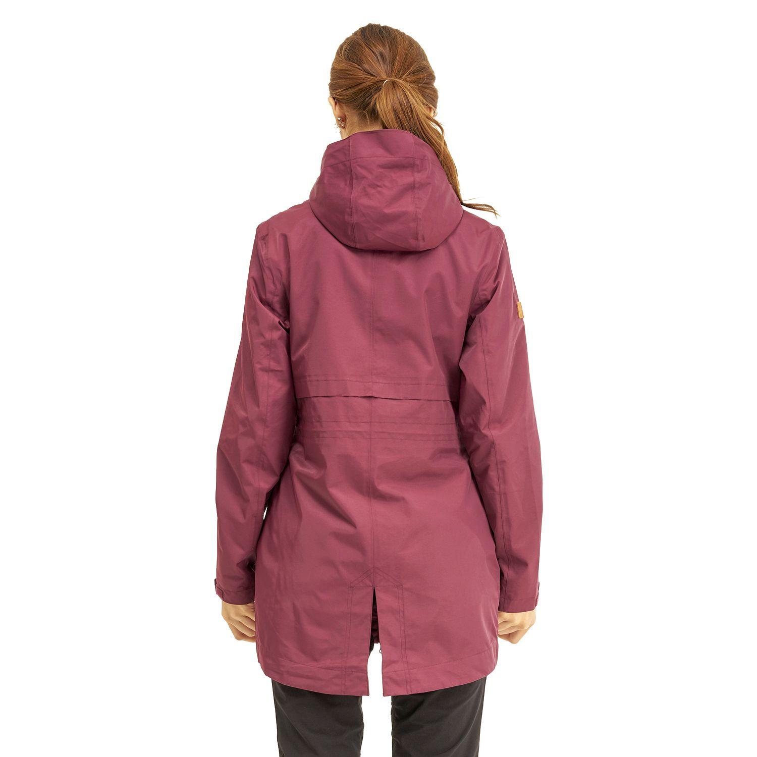 Chaqueta Mujer Drizzle B-Dry Hoody Jacket Burdeo Lippi-3