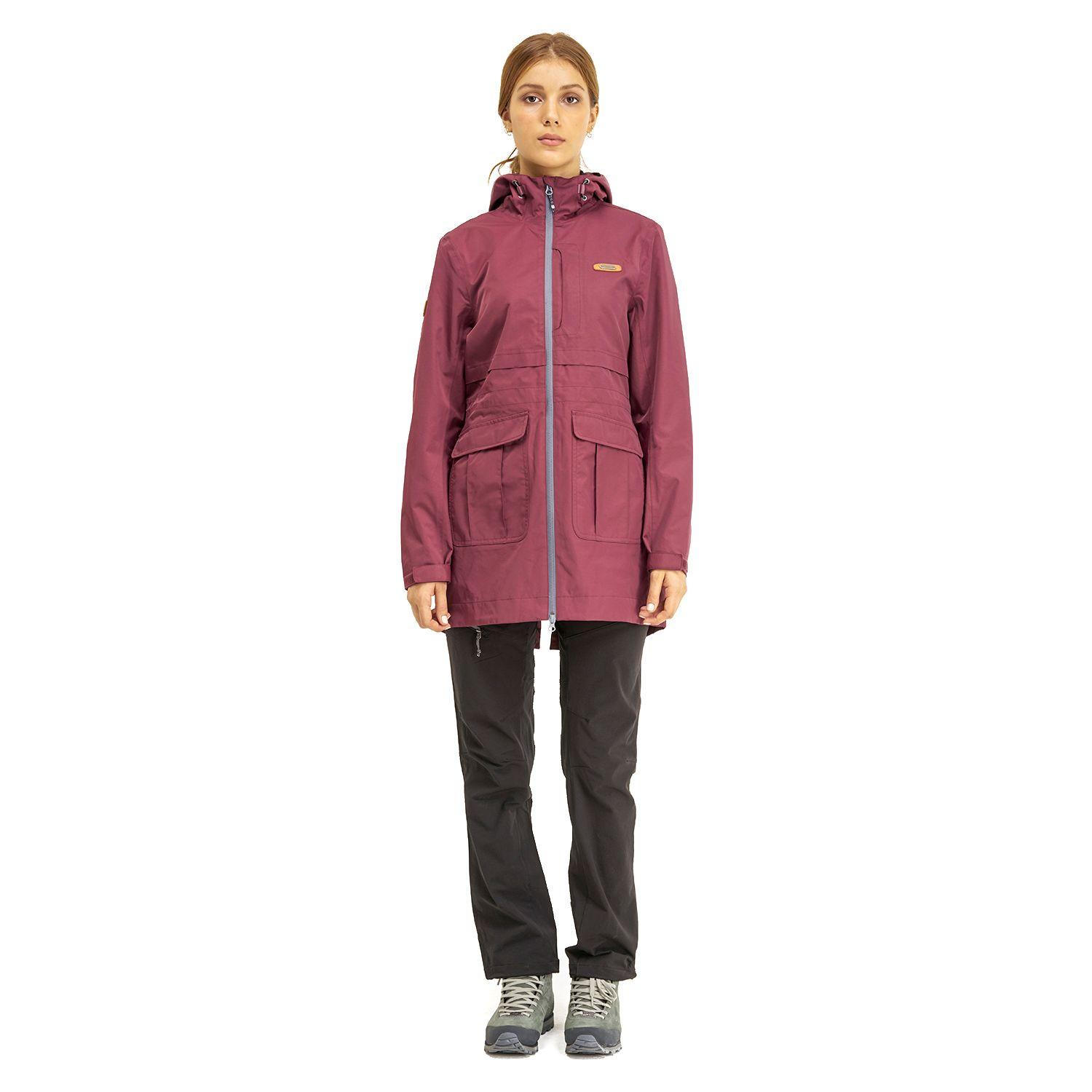 Chaqueta Mujer Drizzle B-Dry Hoody Jacket Burdeo Lippi-7