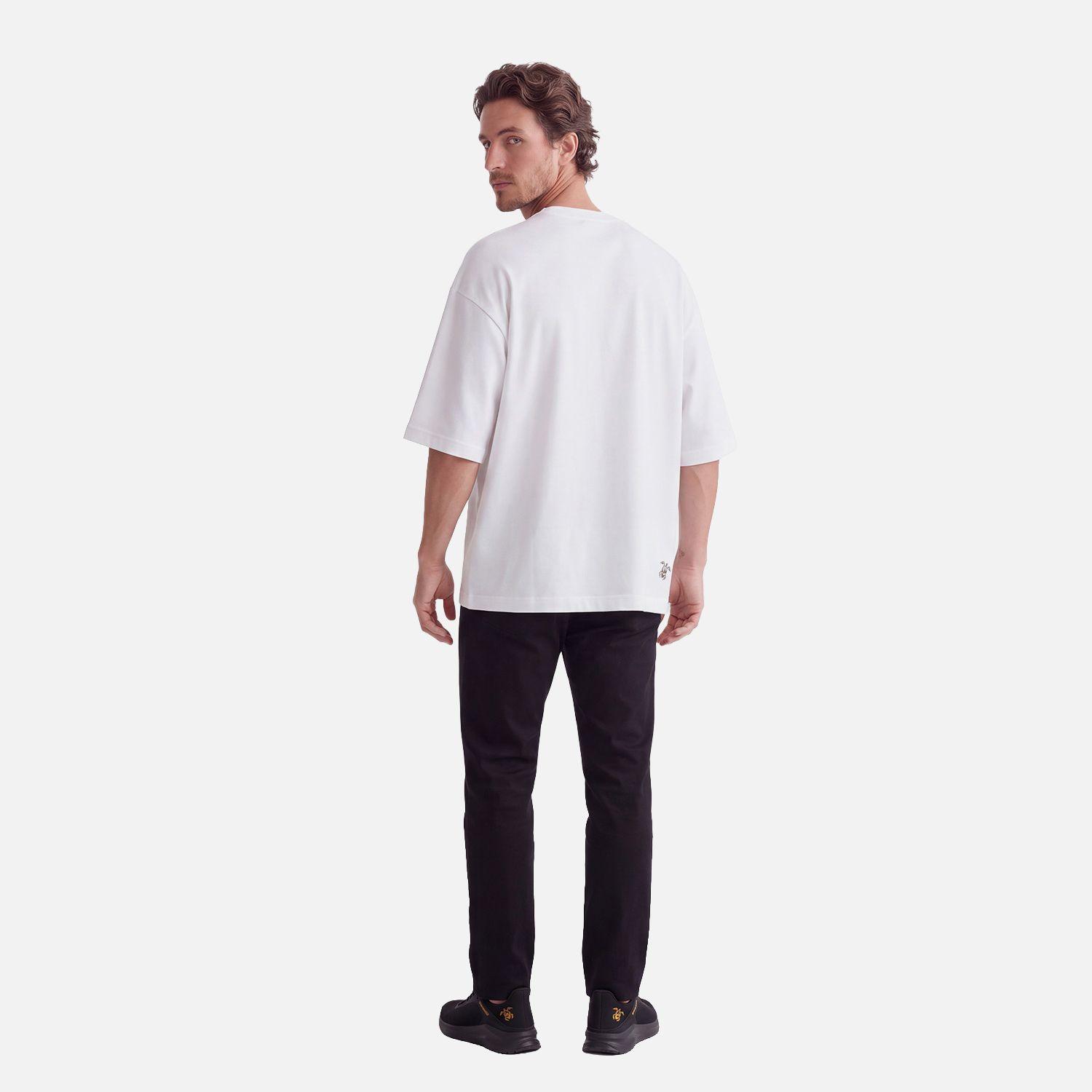 Polera Hombre Que Heavy Blanco Haka Honu V27-3