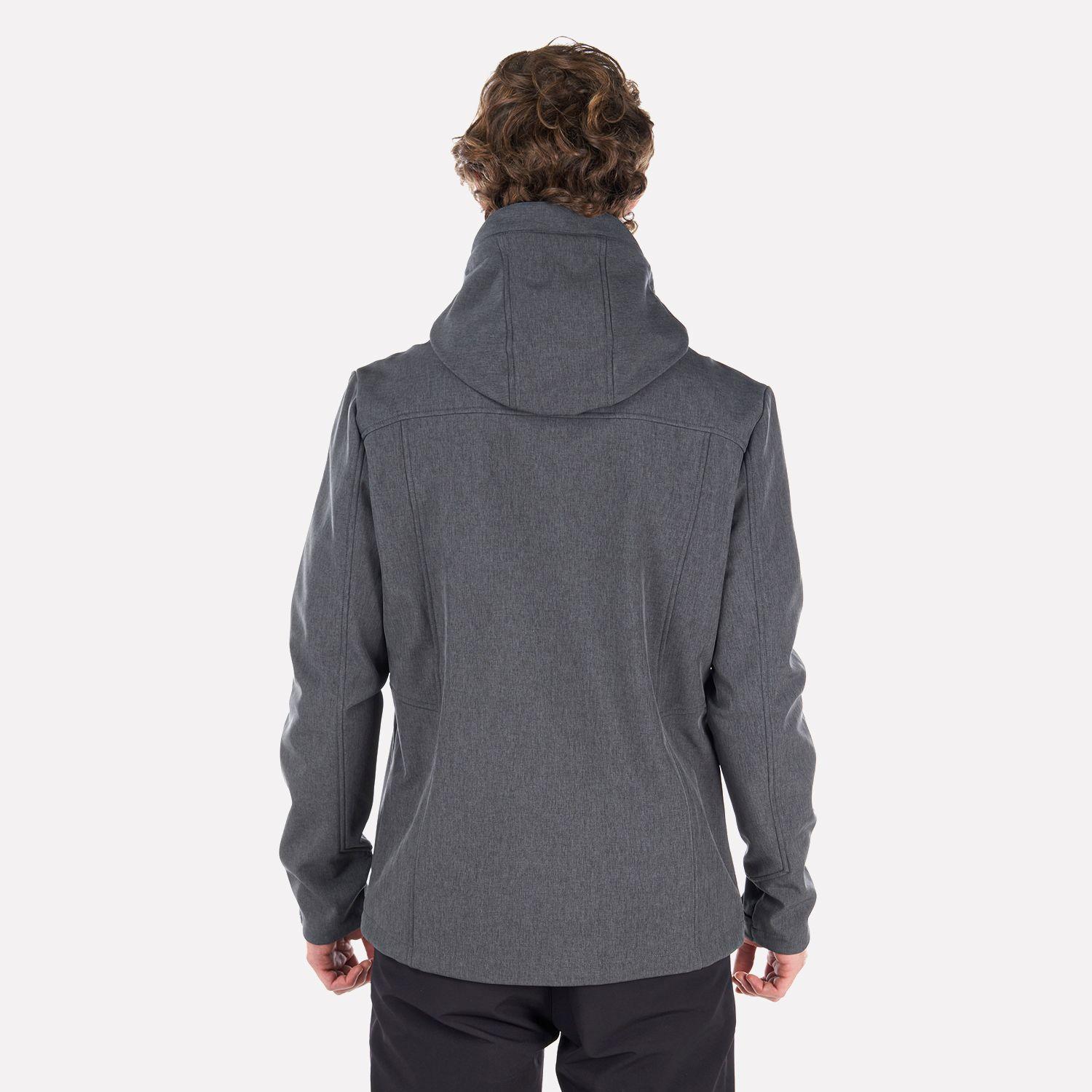 Chaqueta Hombre Macaya Softshell Hoody Jacket Melange Grafito Lippi I23-2