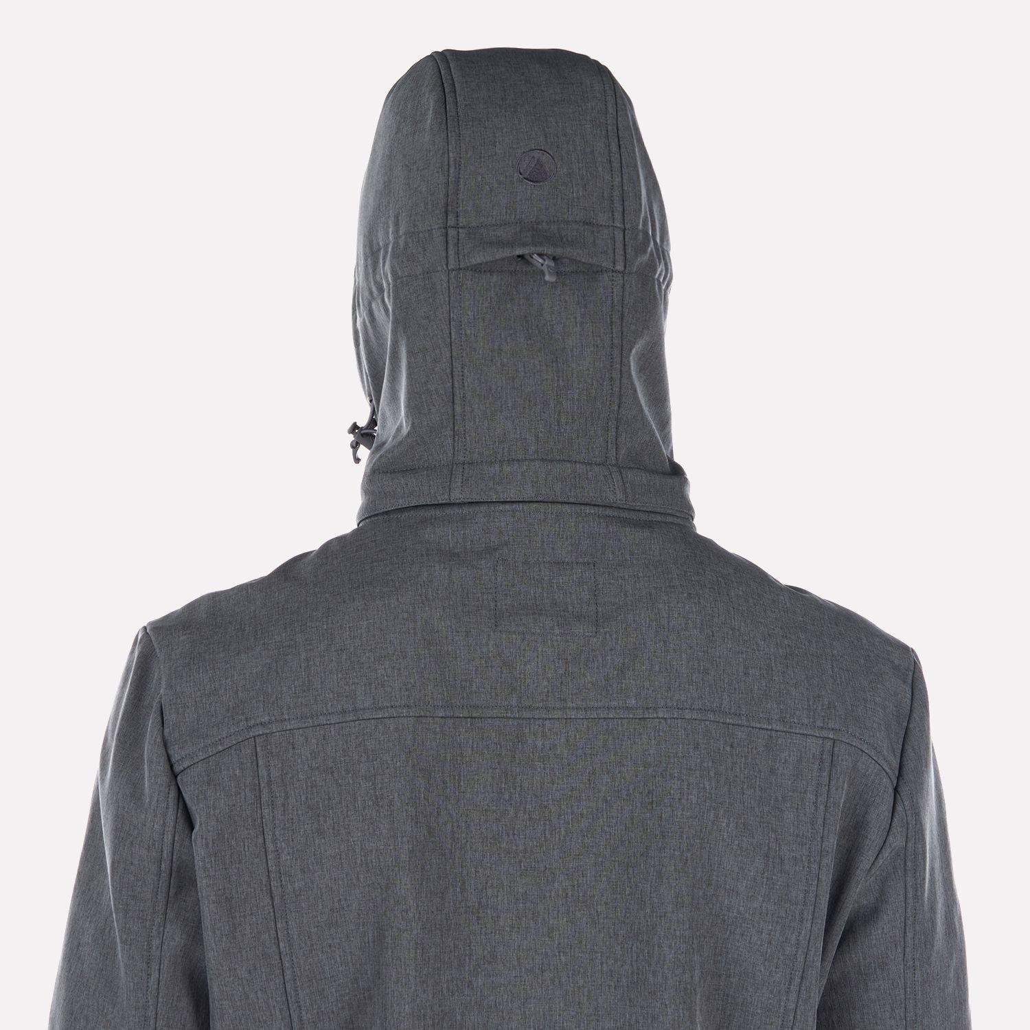 Chaqueta Hombre Macaya Softshell Hoody Jacket Melange Grafito Lippi I23-5