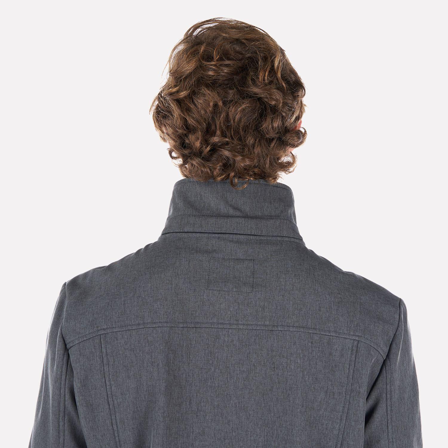Chaqueta Hombre Macaya Softshell Hoody Jacket Melange Grafito Lippi I23-6