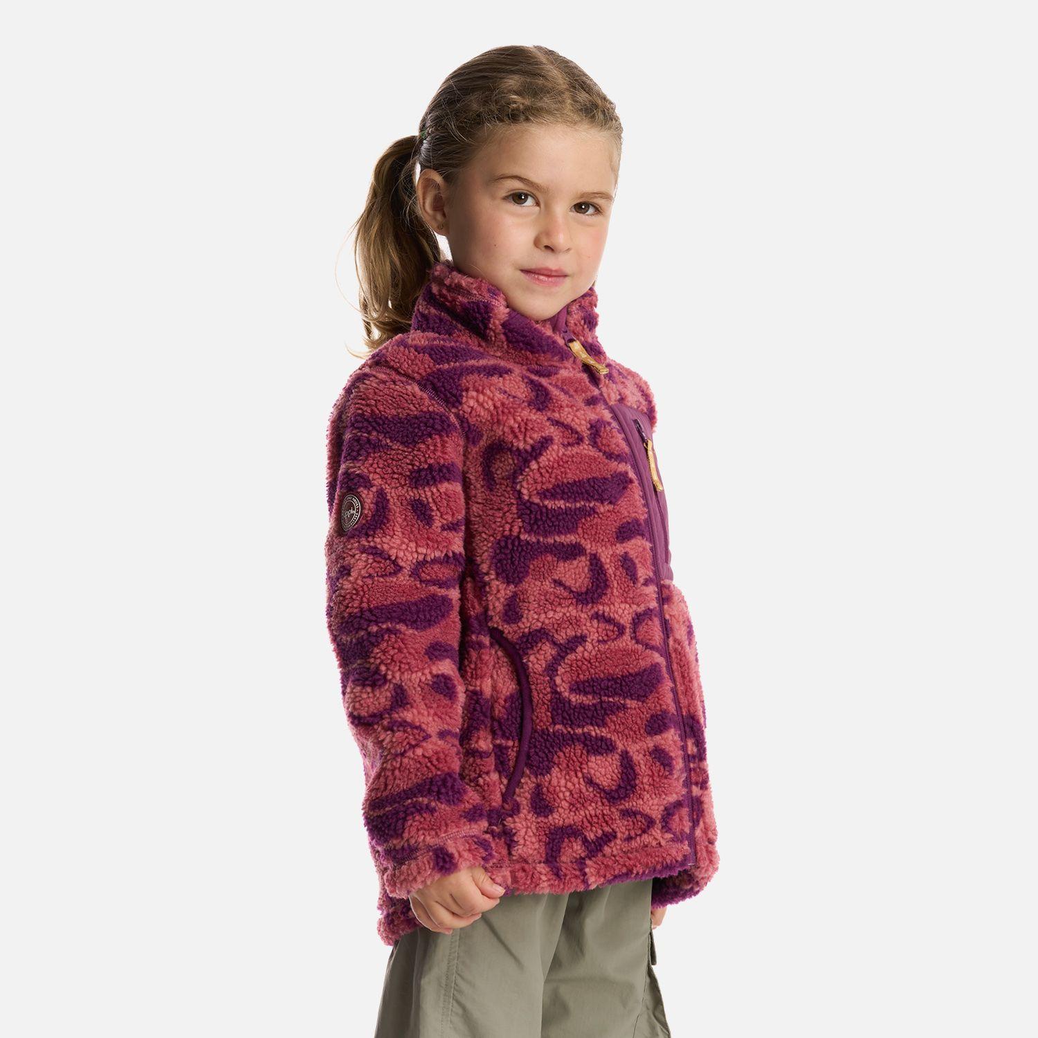 Chaqueta Niña Glaciar Sherpa-Pro Jacket Print Rosa Lippi-2