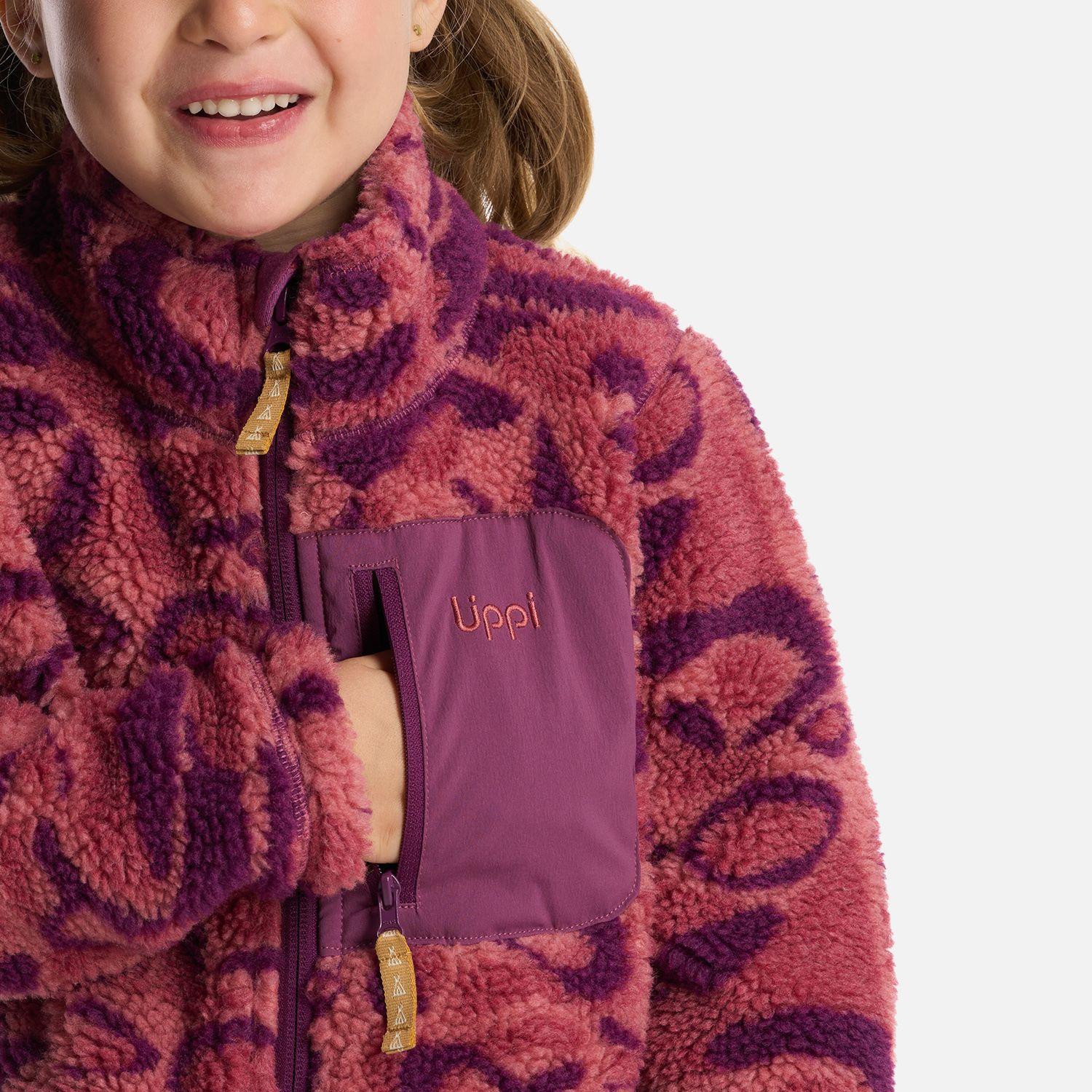 Chaqueta Niña Glaciar Sherpa-Pro Jacket Print Rosa Lippi-4