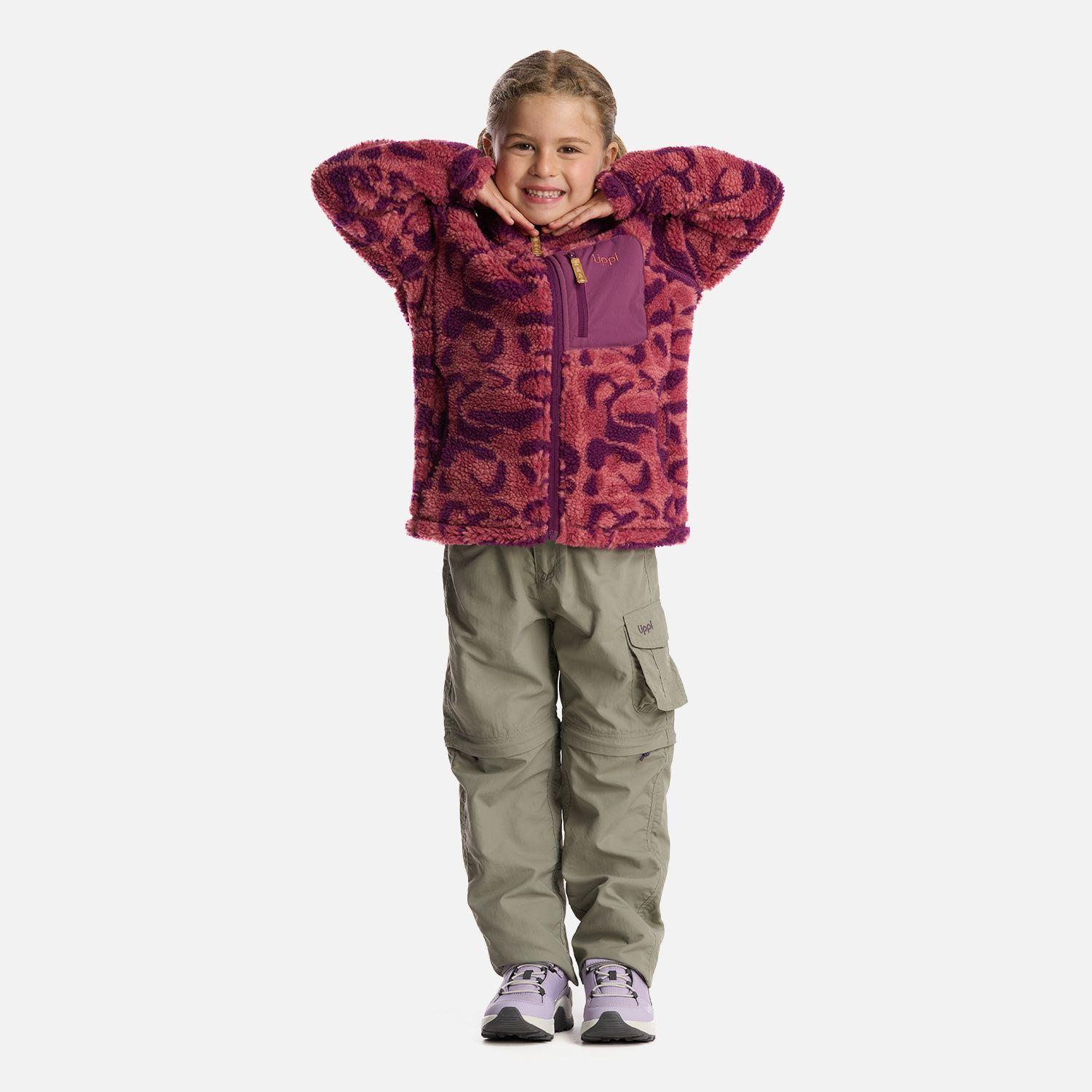 Chaqueta Niña Glaciar Sherpa-Pro Jacket Print Rosa Lippi-6
