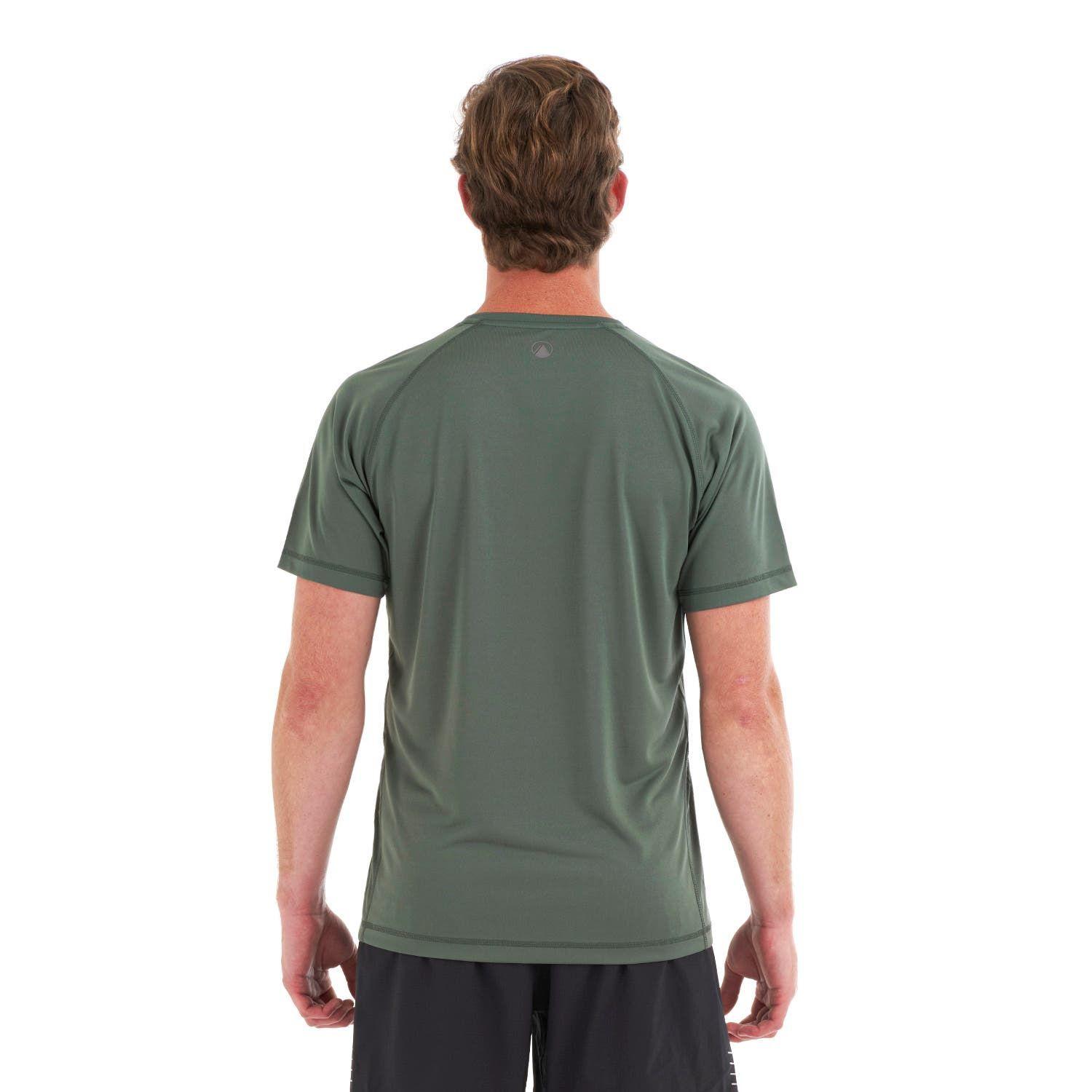 Polera Hombre Core Q-Dry T-Shirt Verde Grisaceo Lippi-5