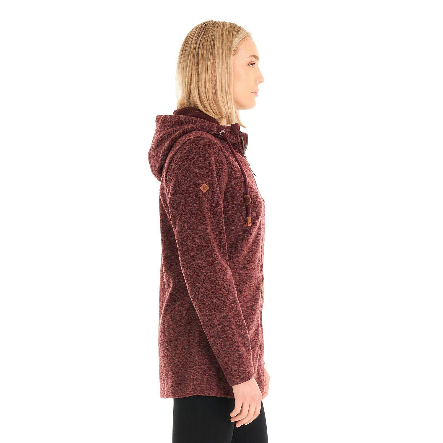 Chaqueta Mujer Velvet Blend-Pro Jacket Melange Vino Lippi-3