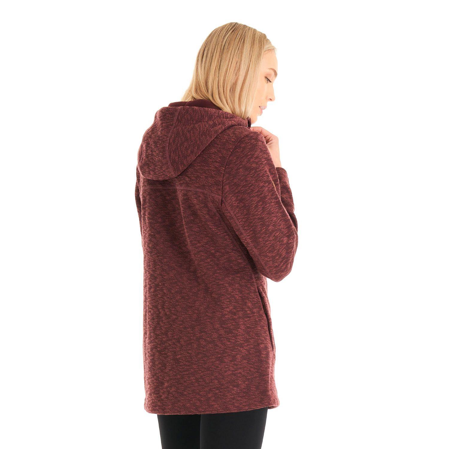 Chaqueta Mujer Velvet Blend-Pro Jacket Melange Vino Lippi-4