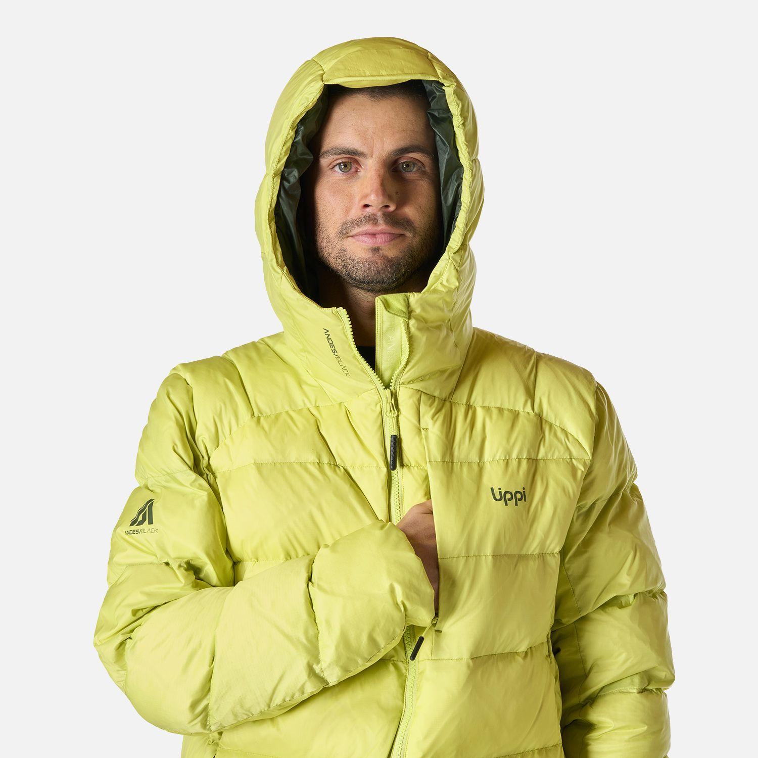 Chaqueta Hombre Rokko Down Hoody Jacket Verde Lima Lippi I26-3