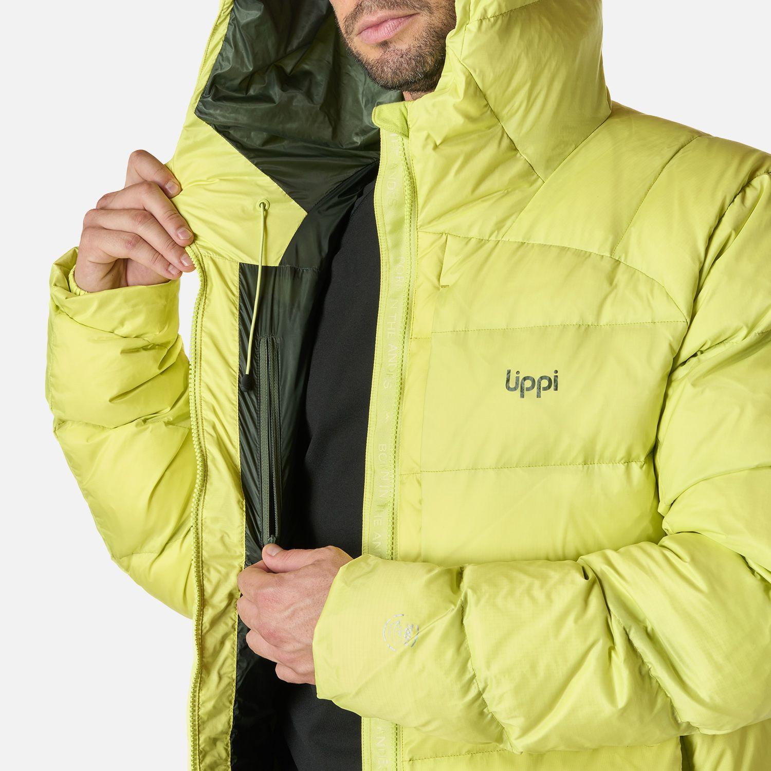 Chaqueta Hombre Rokko Down Hoody Jacket Verde Lima Lippi I26-8