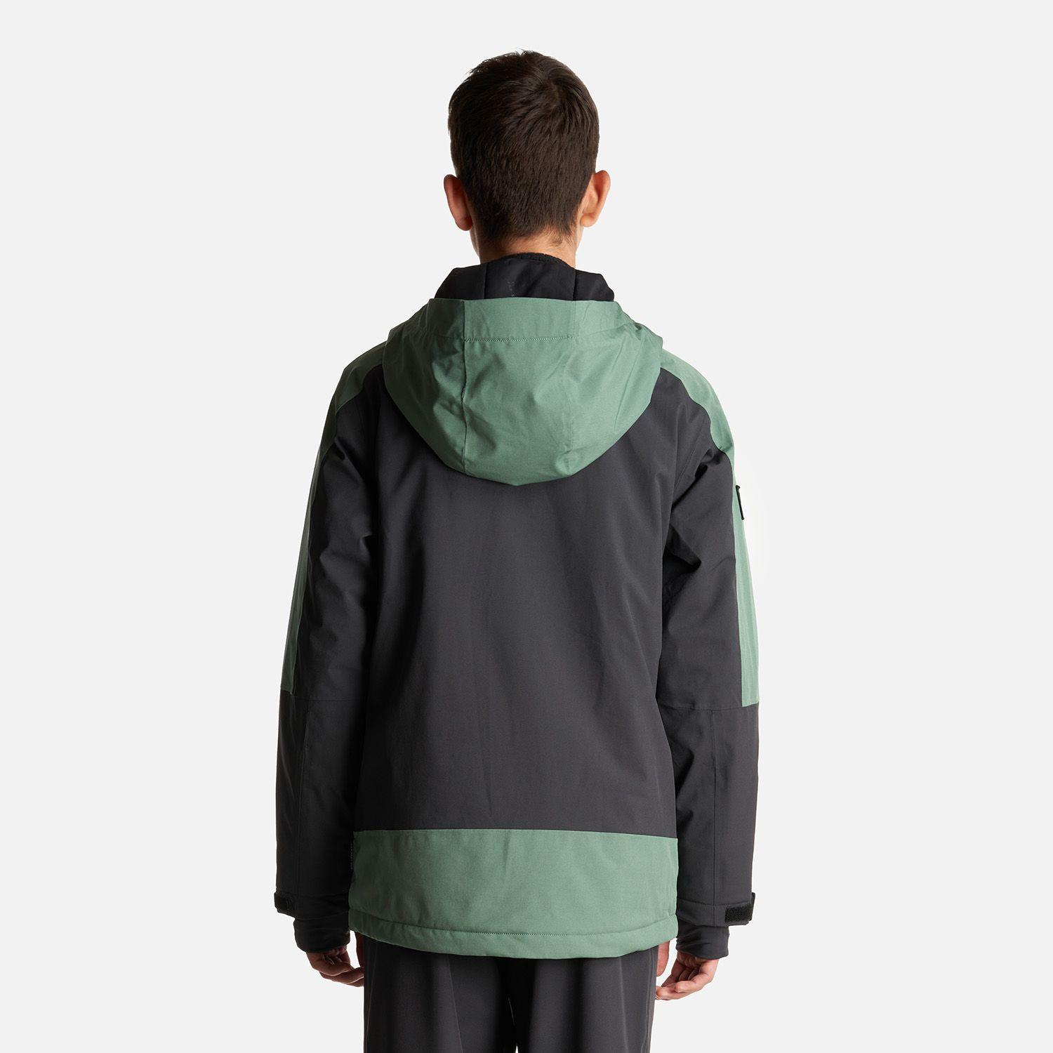 Chaqueta Teen Boy Sierra Nevada B-Dry Light Jacket Negro/Verde Botella Lippi-3