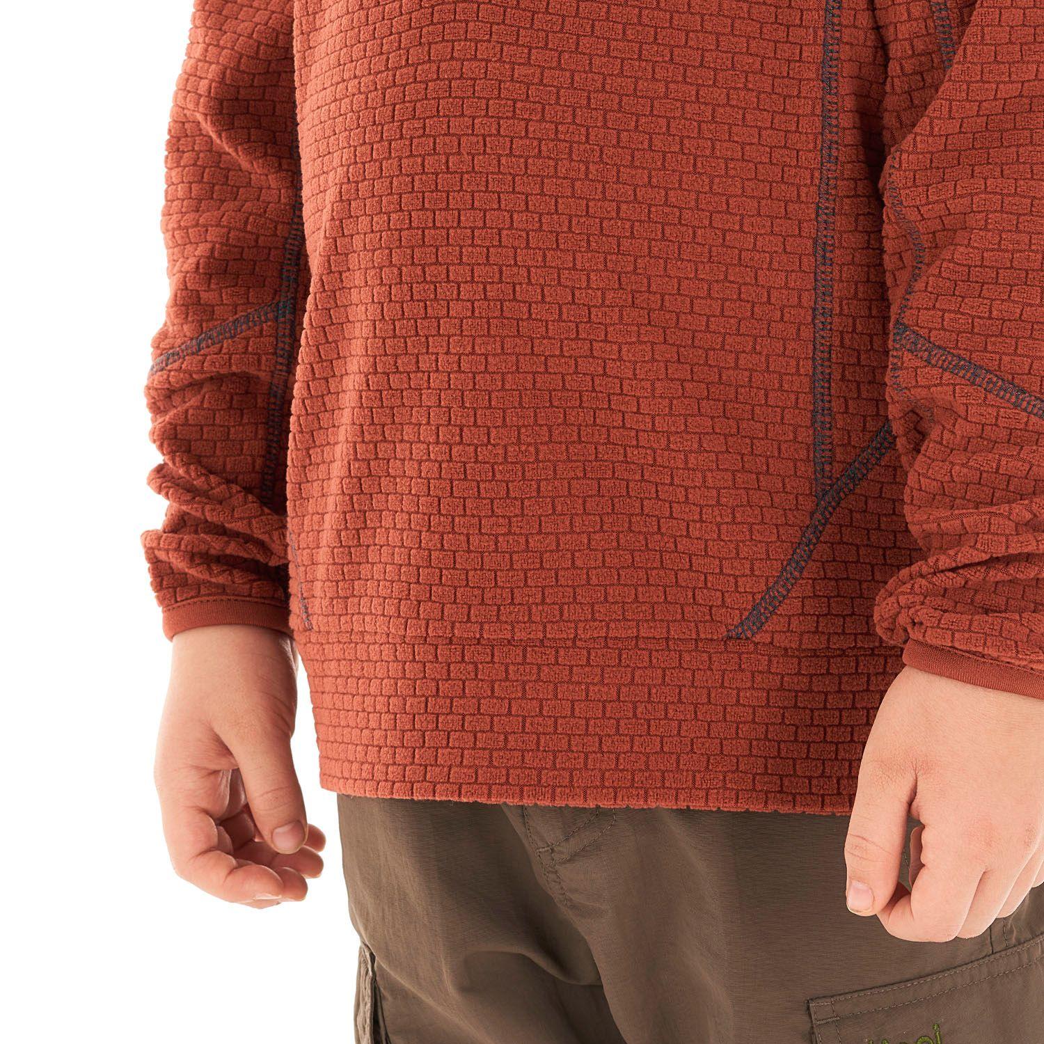 Poleron Niño Saltamontes Nano-F 14 Zip Terracota Lippi-7