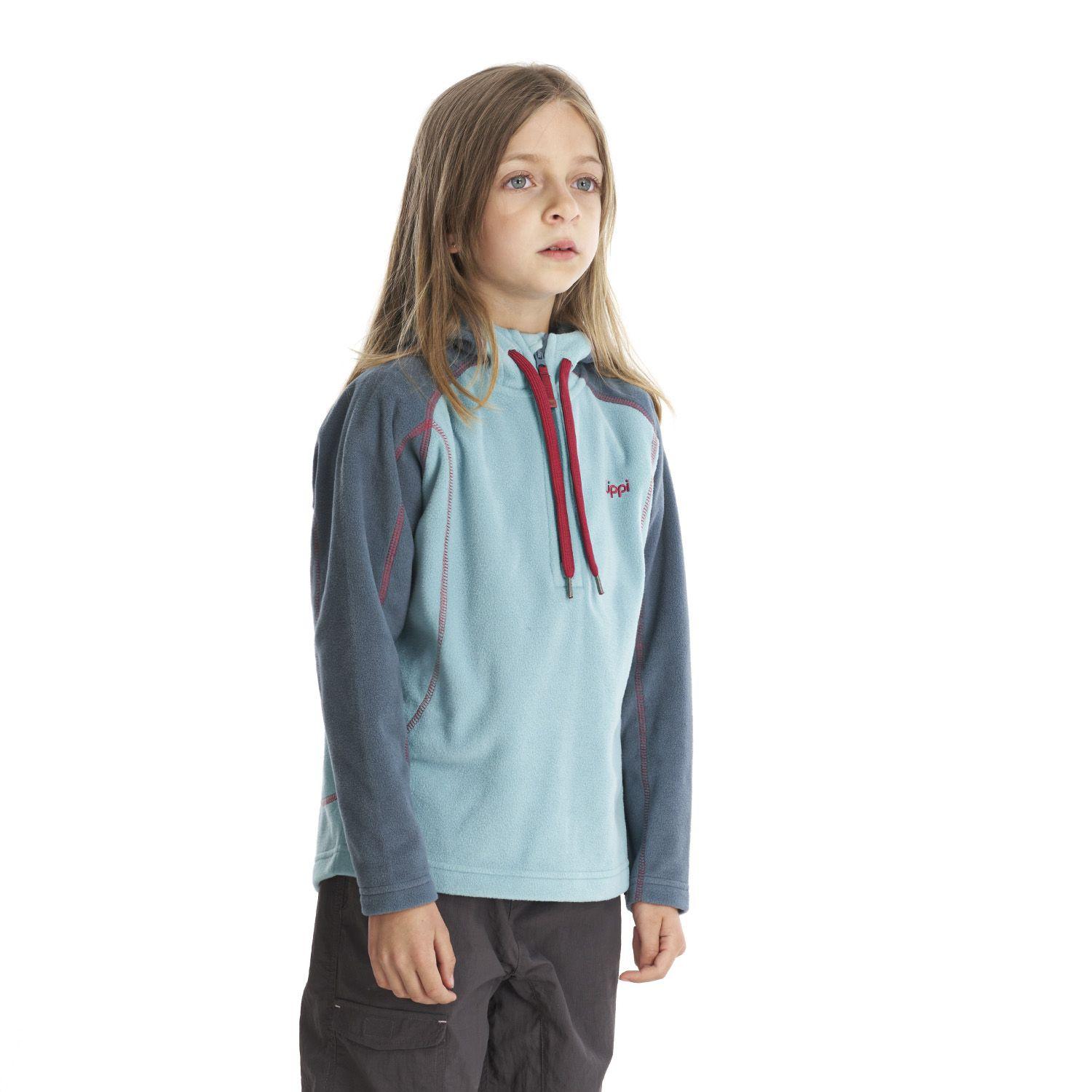 Chaqueta Niña Cold Day Therm-Pro Hoody Jacket Turqueza Azul Piedra Lippi-2