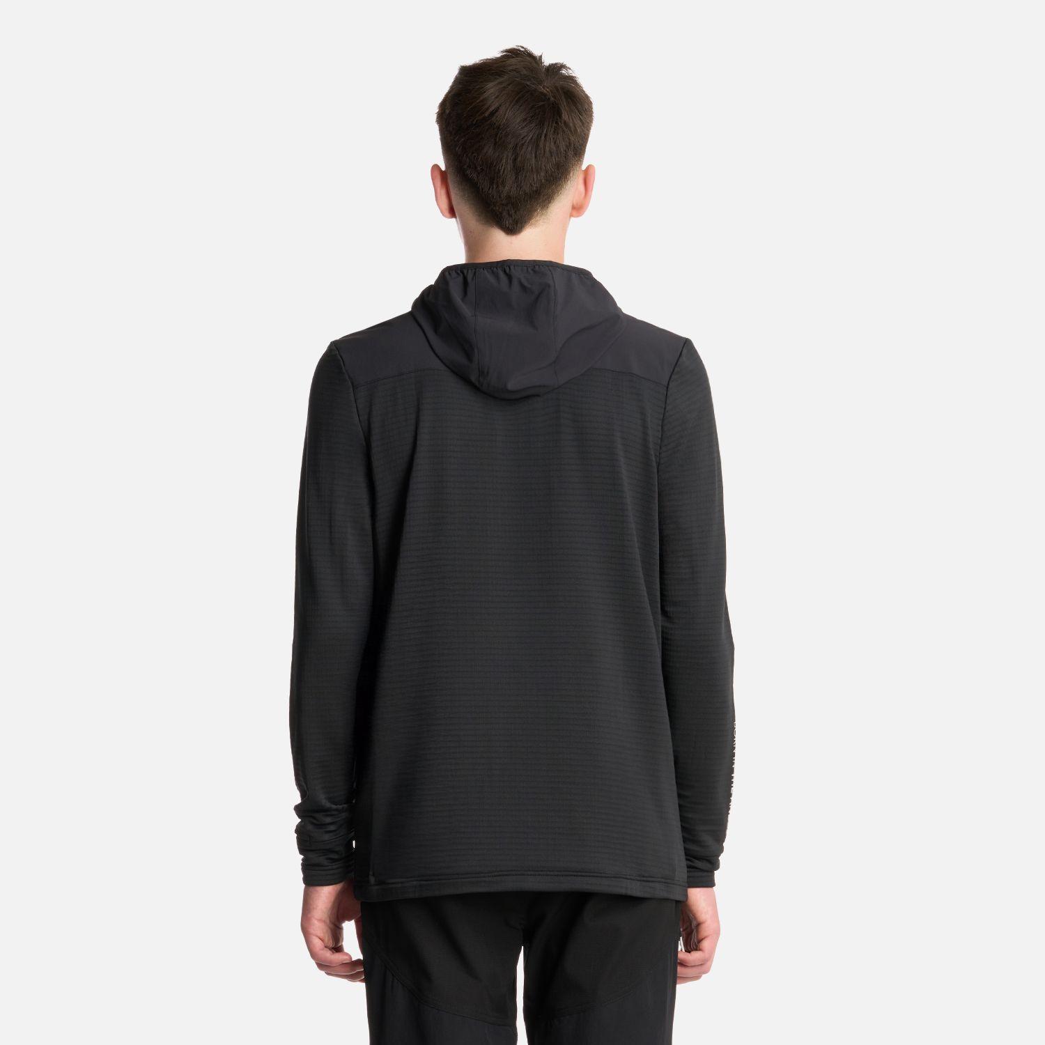 Polerón Teen Boy Karova 14 Zip Hoody Negro Lippi I25-2