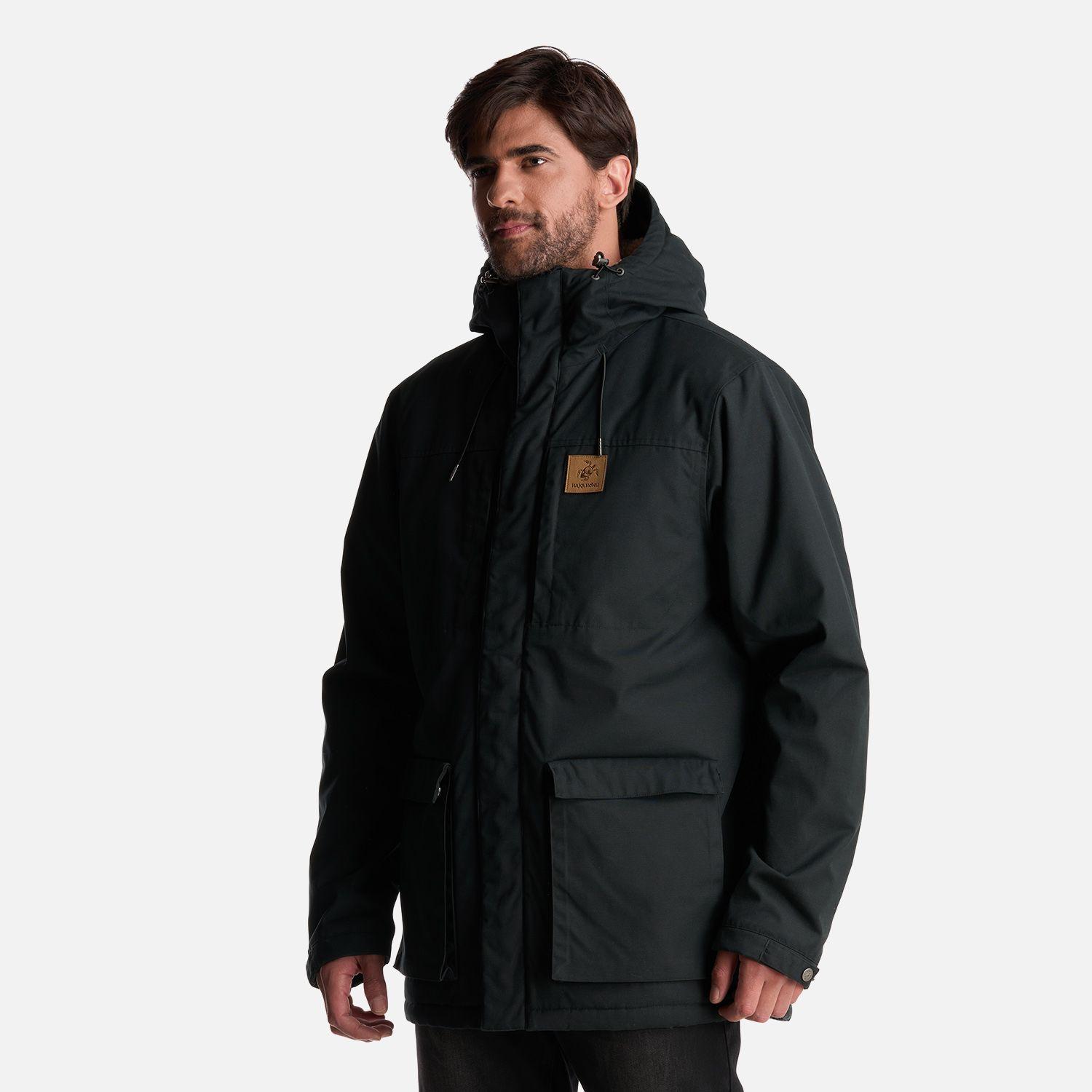 Chaqueta Hombre Valle Invernal Negro Haka Honu-2
