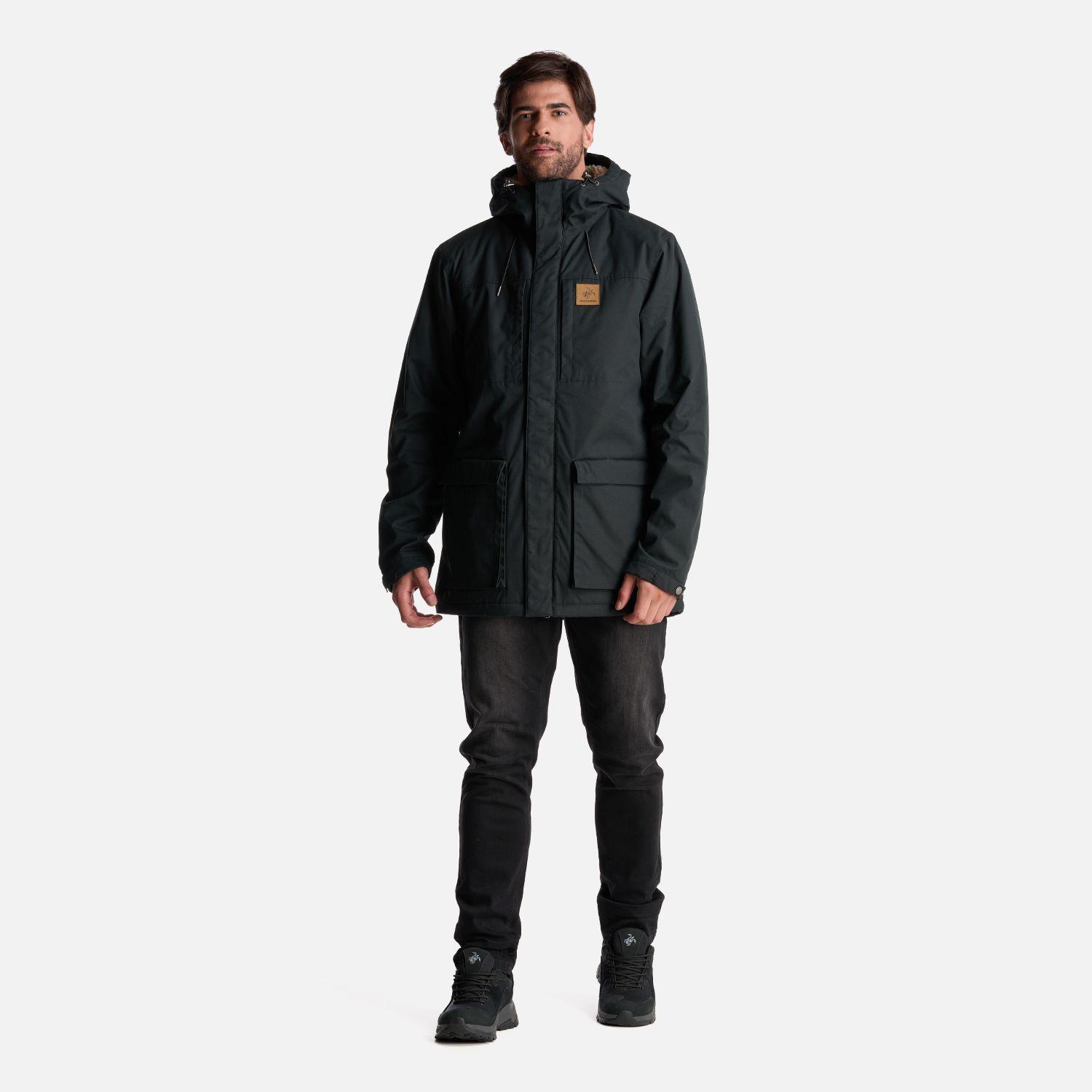 Chaqueta Hombre Valle Invernal Negro Haka Honu-9