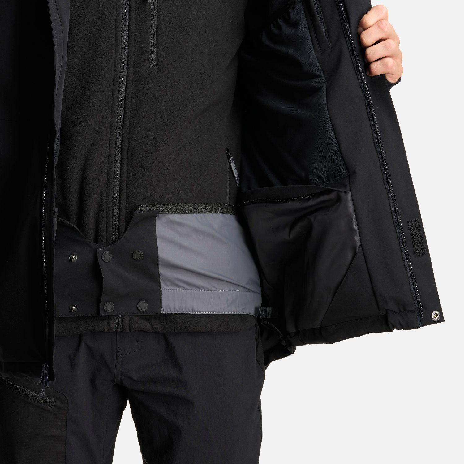 Chaqueta Hombre Andes B-Dry Hoody Jacket Negro Lippi I26-7
