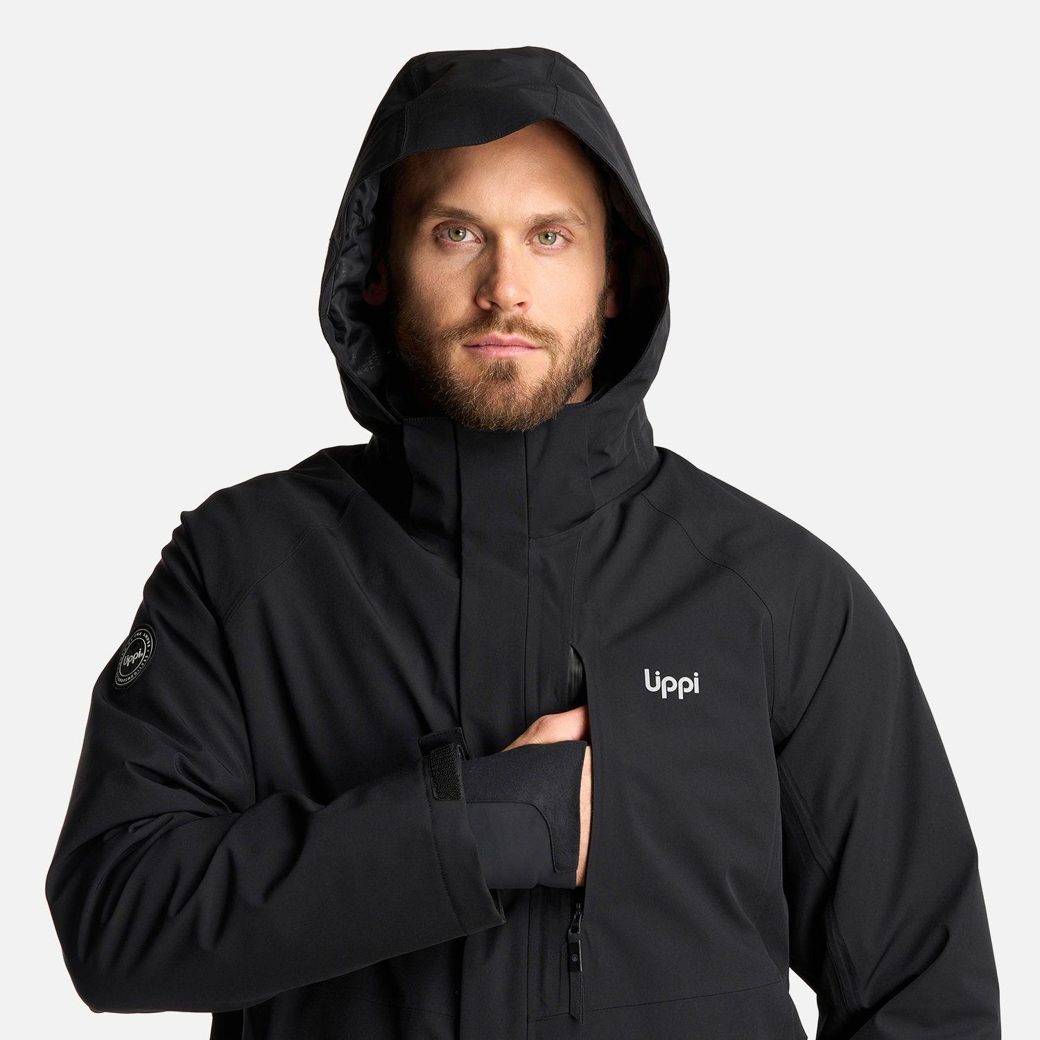 Chaqueta Hombre Andes B-Dry Hoody Jacket Negro Lippi I26-9
