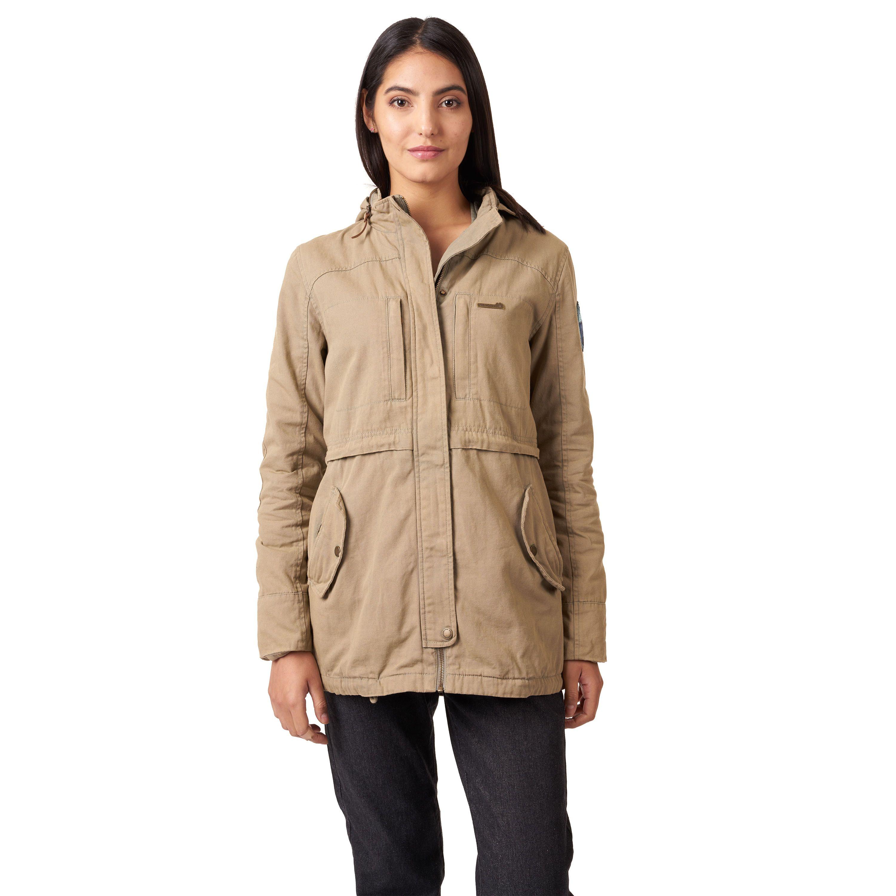 Chaqueta Mujer Vaga Mundo Oliva Claro Haka Honu-0