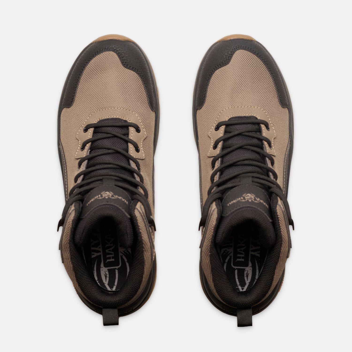 Botín Hombre Cordal Beige / Negro Haka Honu I26-5