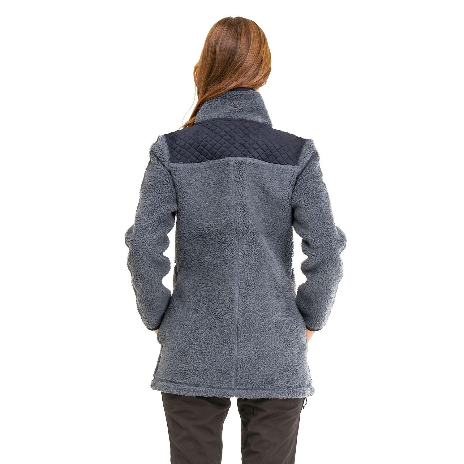 Chaqueta Mujer Valley Sherpa-Pro Hoody Jacket Azul Grisaceo Lippi-3