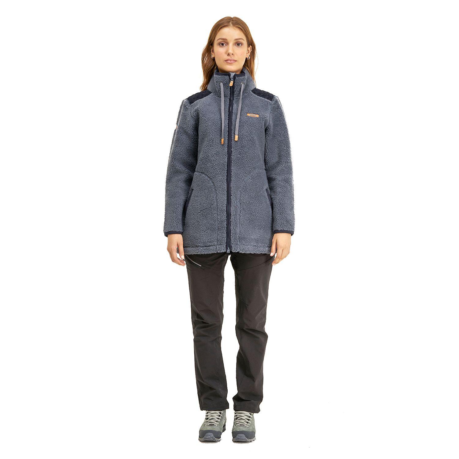 Chaqueta Mujer Valley Sherpa-Pro Hoody Jacket Azul Grisaceo Lippi-6